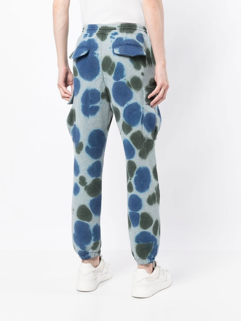 tie-dye cotton track pants 4