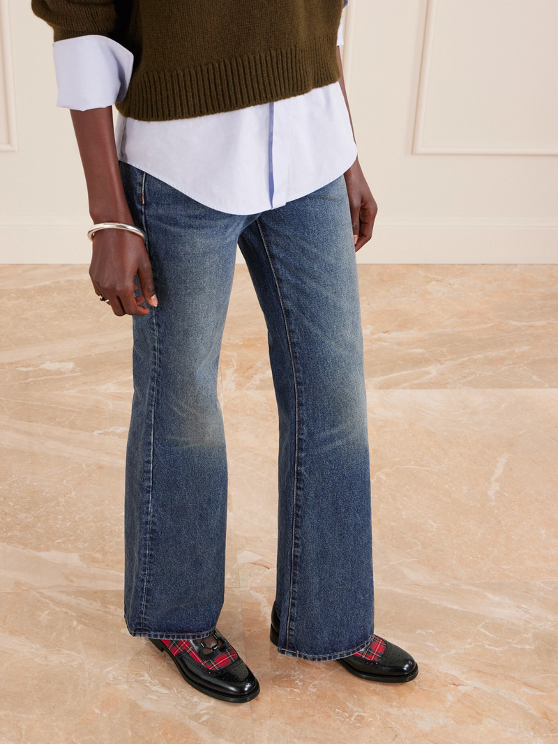 Church's Checked Twill And Leather Brogues outlook