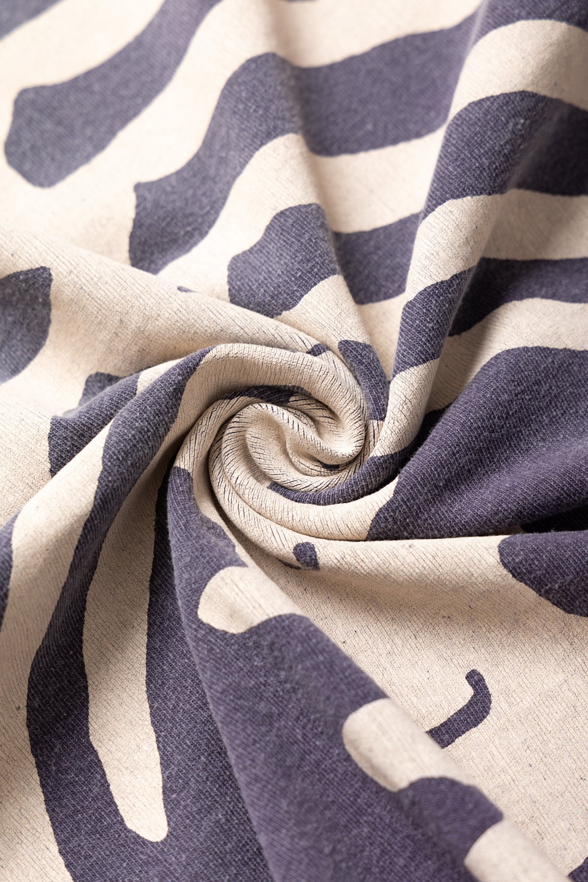 Kapital Jersey 2TONES BIG Pocket T (BONE) - Black x Purple