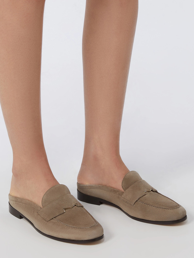 GOCCIA Suede mules - MUD 4