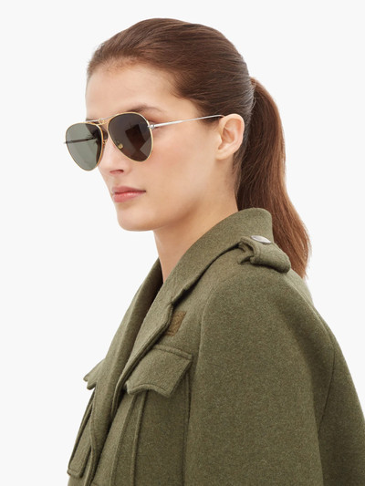 Loewe Aviator metal sunglasses outlook