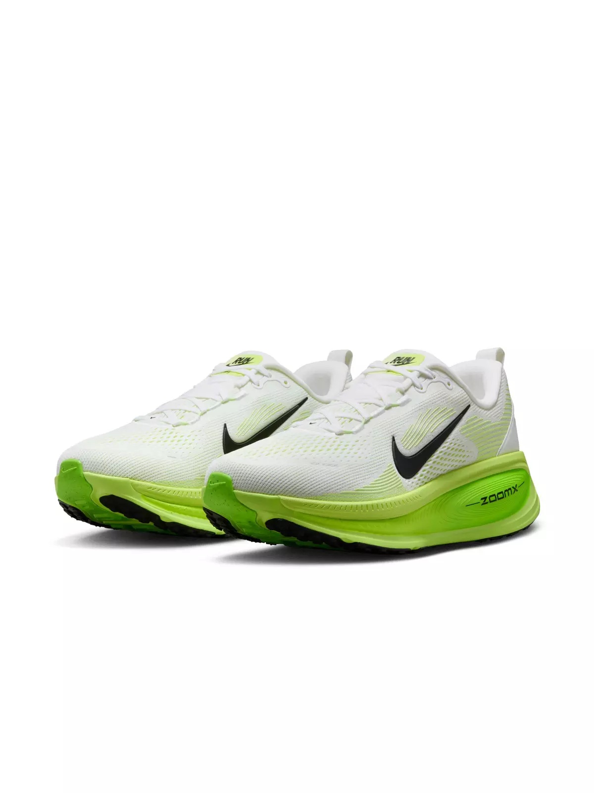 Vomero 18 "White/Electric Green/Volt/Black" Men's Running Shoe - 3