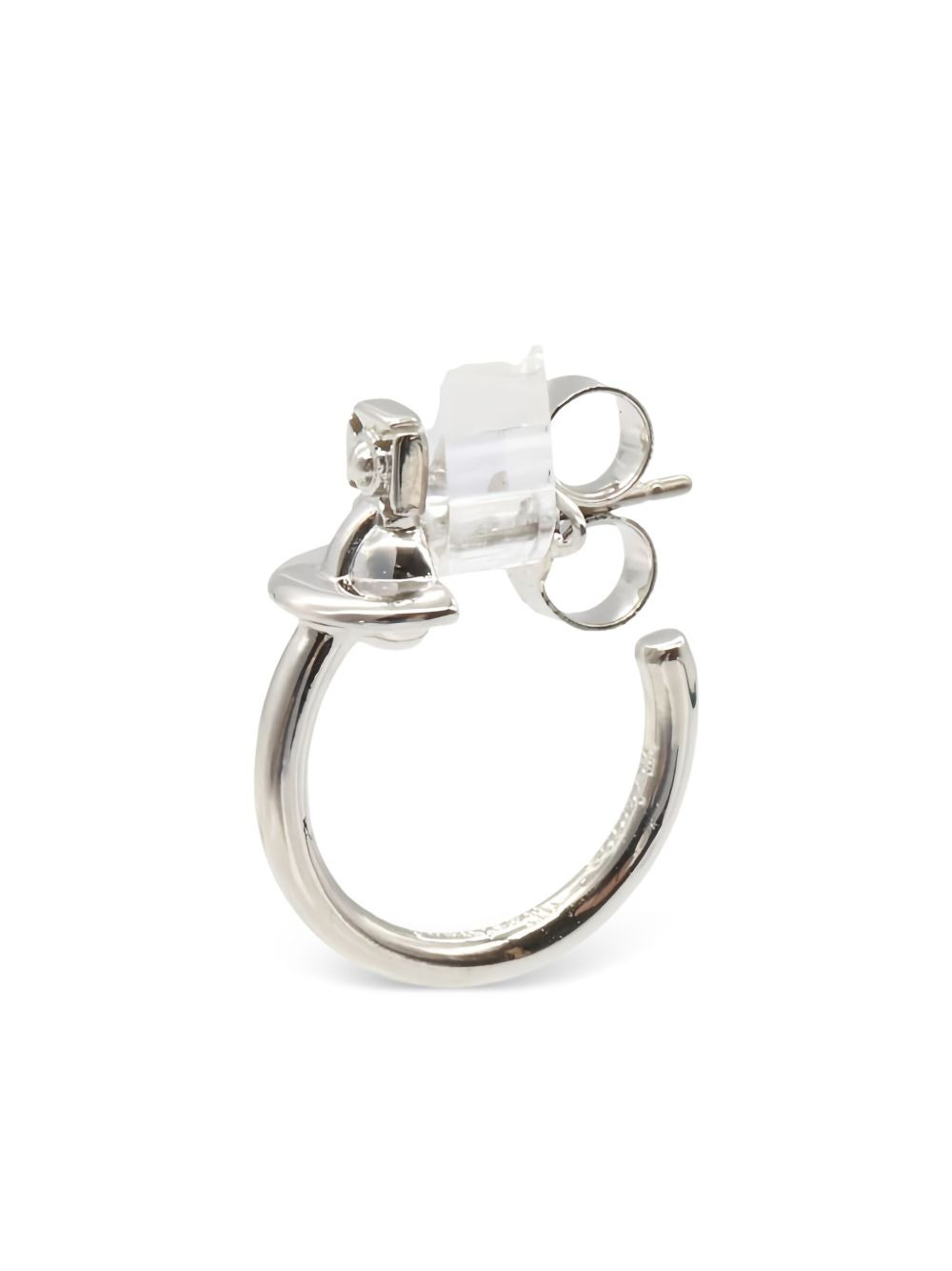 Orb hoop earring - 2