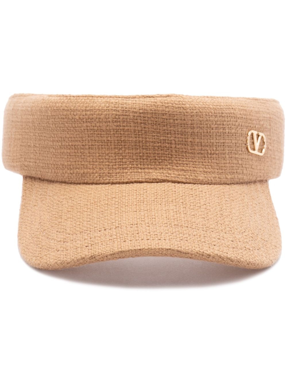 cotton visor hat - 1