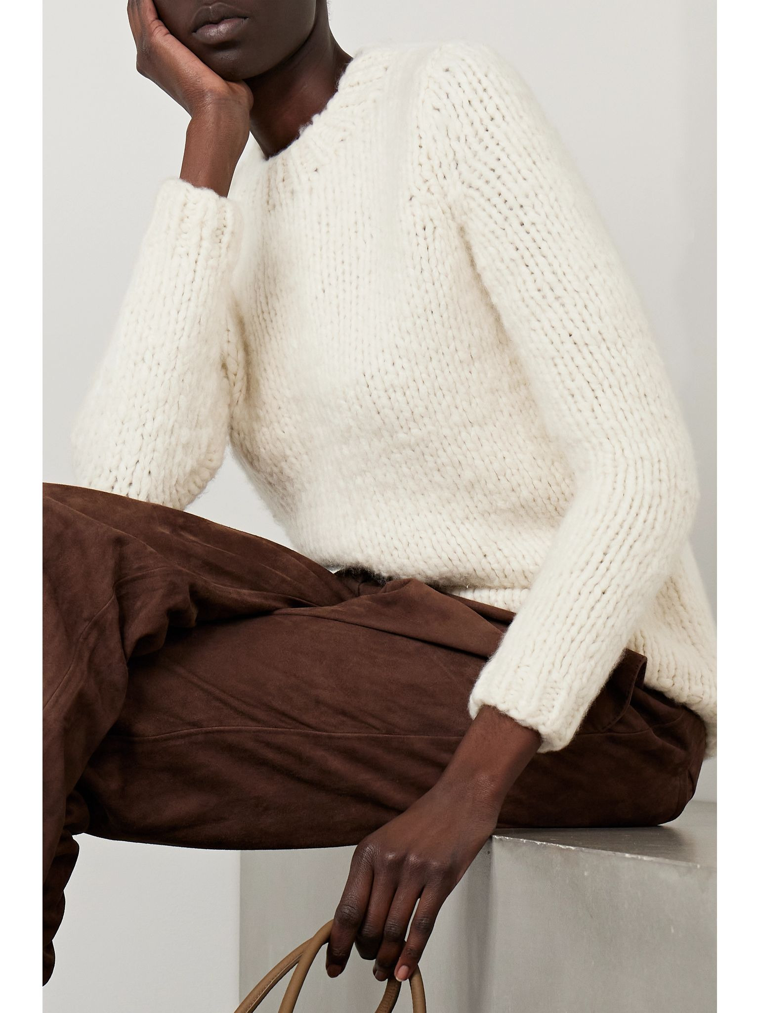 Lawrence cashmere sweater Ivory - 3