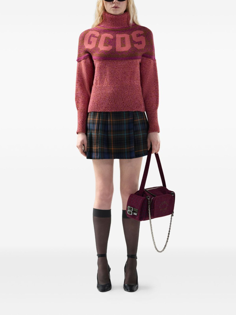 GCDS turtleneck knit jumpers outlook