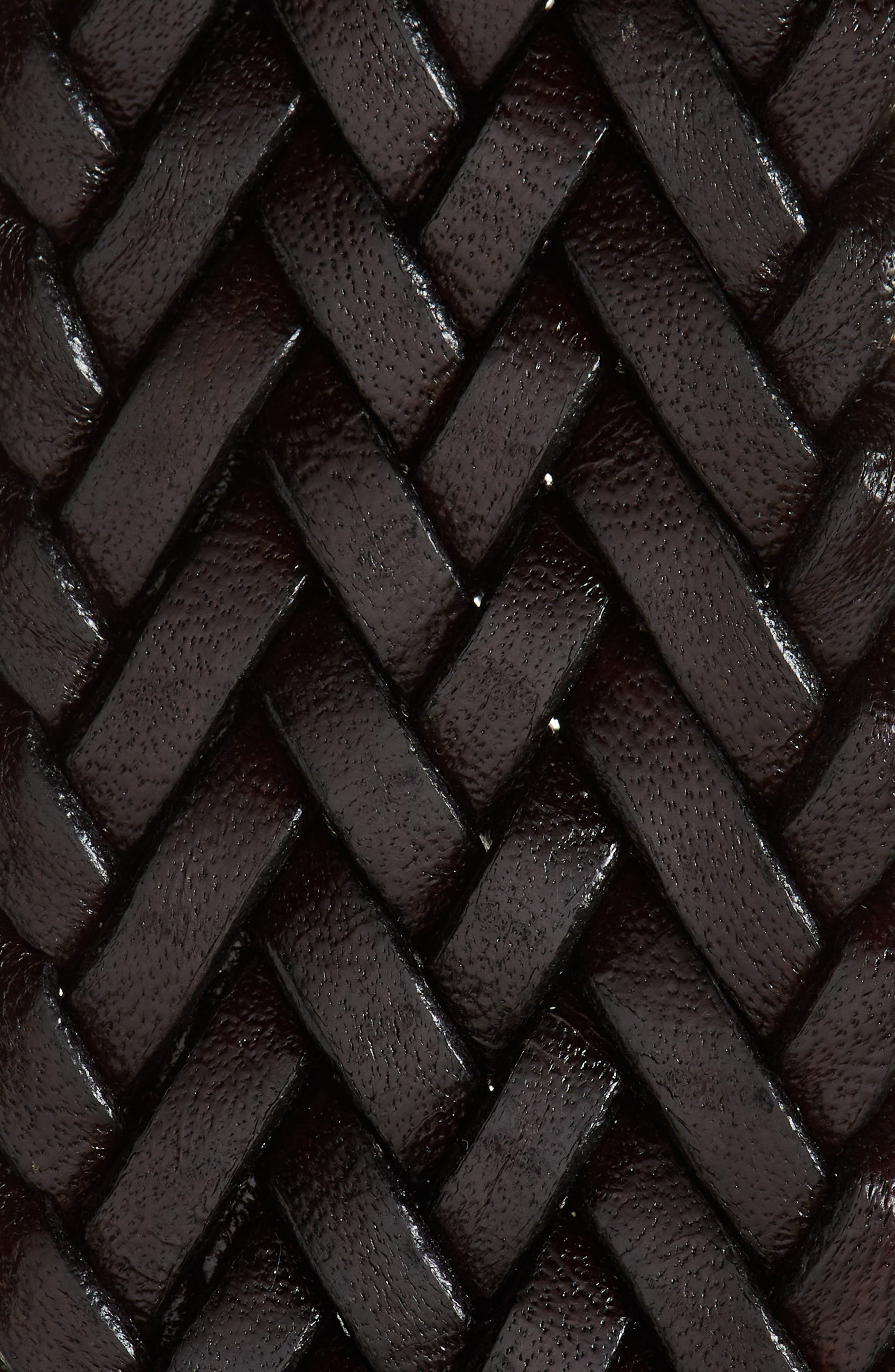Oval Buckle Woven Belt - 2