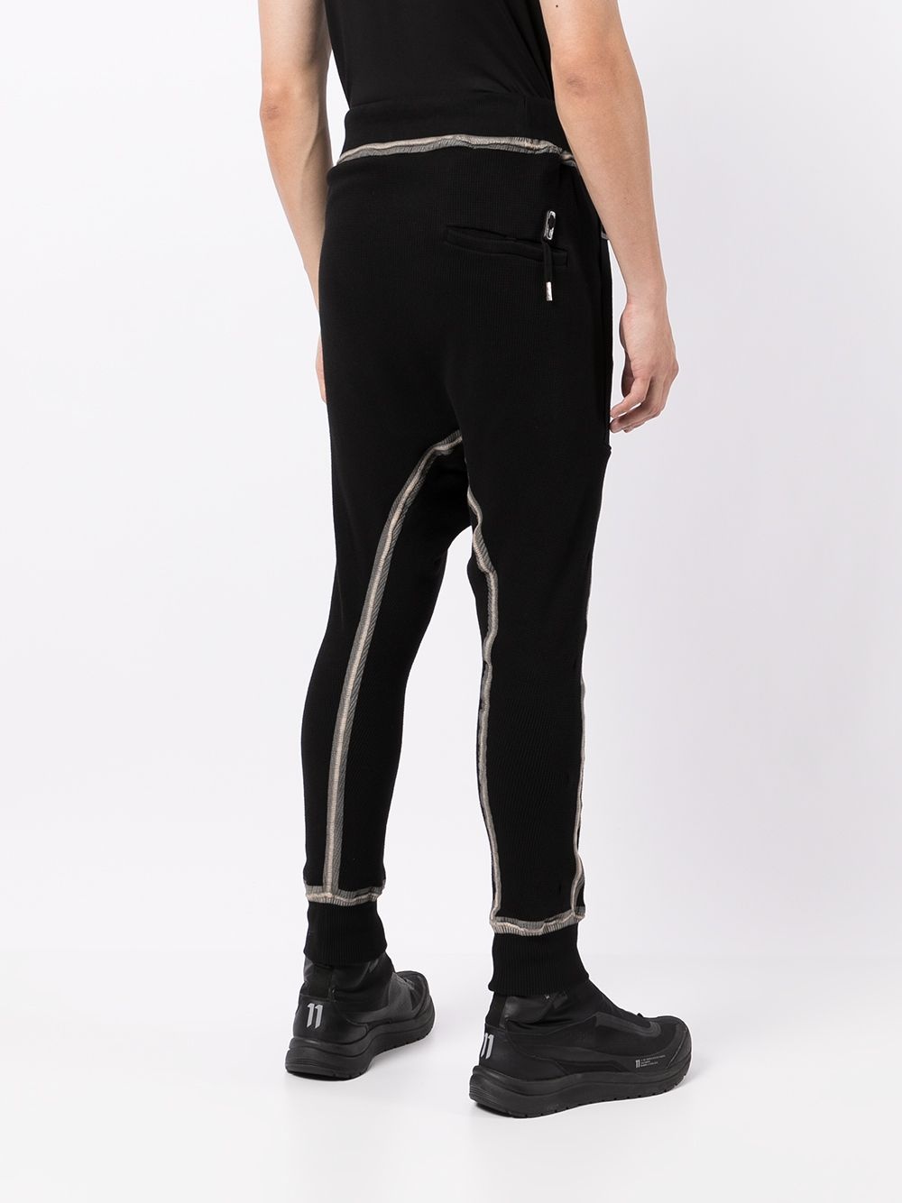 contrast stitch  long johns - 4