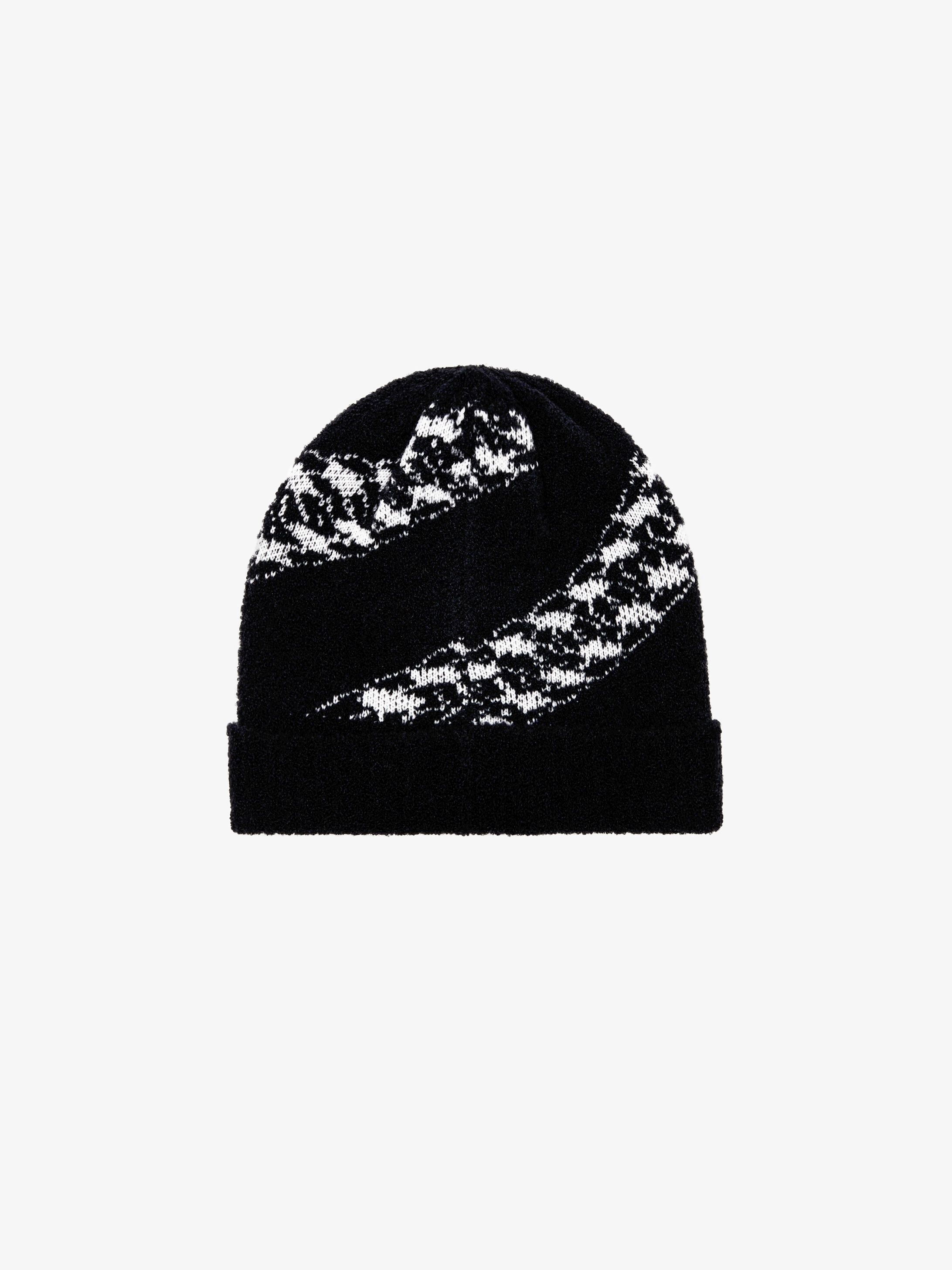 GIVENCHY chain beanie in jacquard - 3