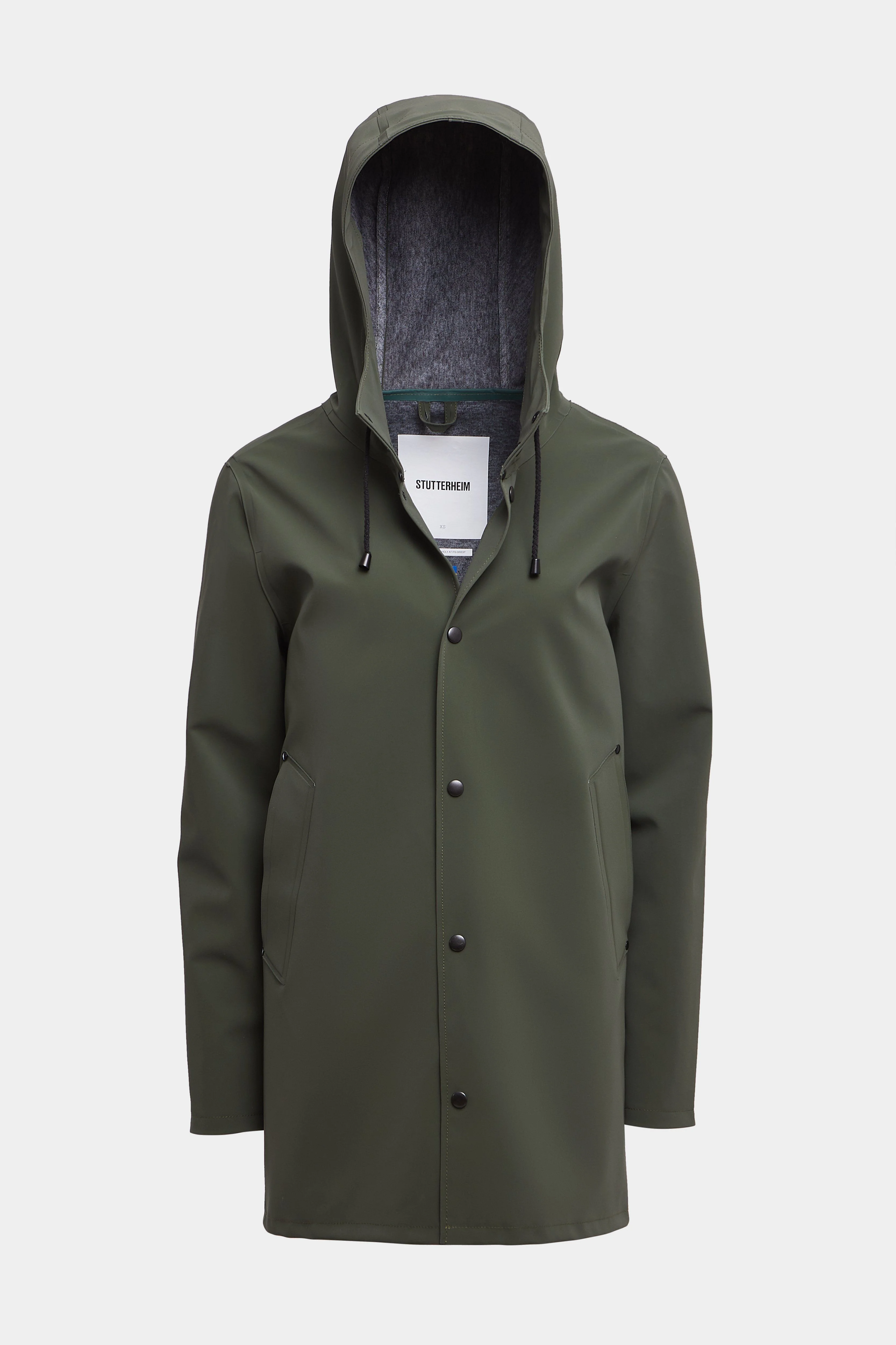 Stockholm Matte Raincoat Dark Green - 1