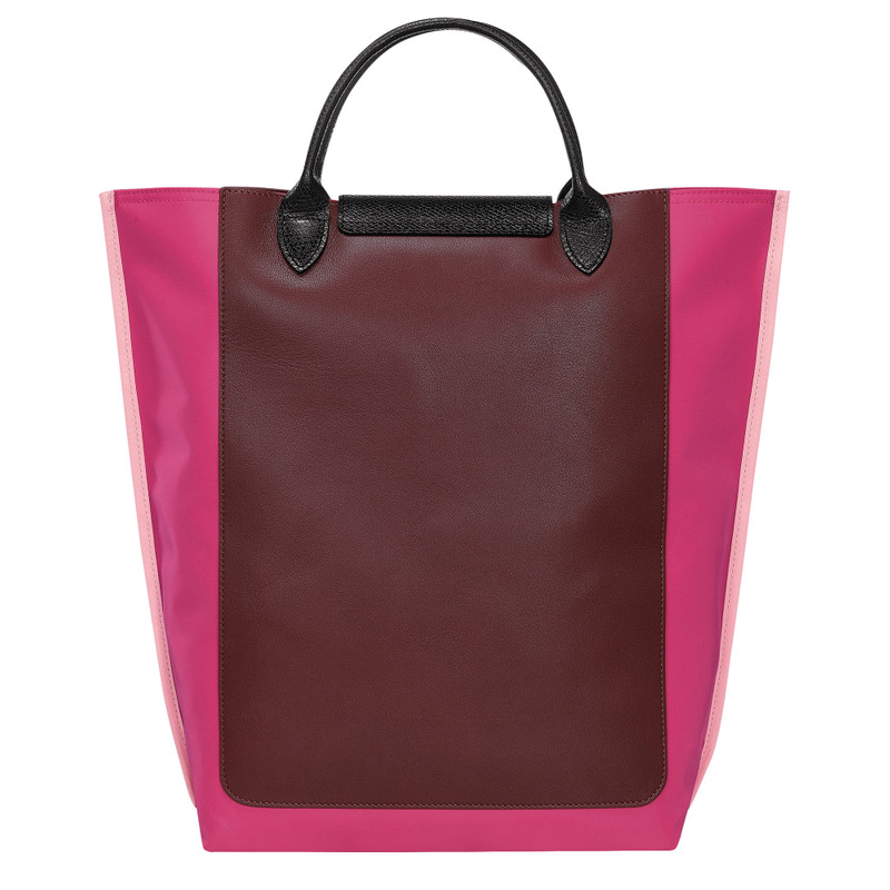 Cabas Longchamp M Tote bag Magenta - Canvas 4