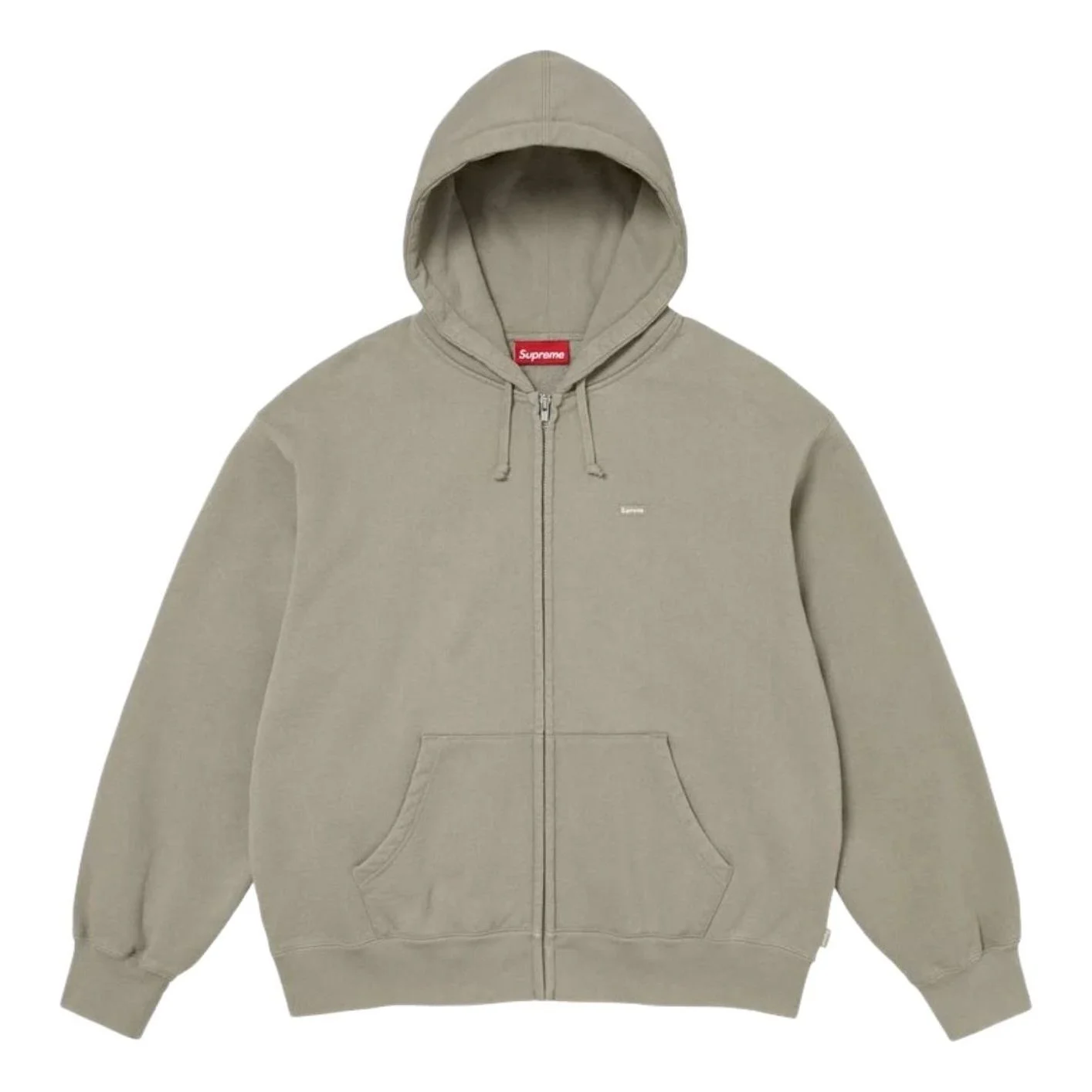 Supreme FW26 Small Box Zip Up Hooded Sweatshirt 'Grey' SUP-FW26-031-GRY - 1