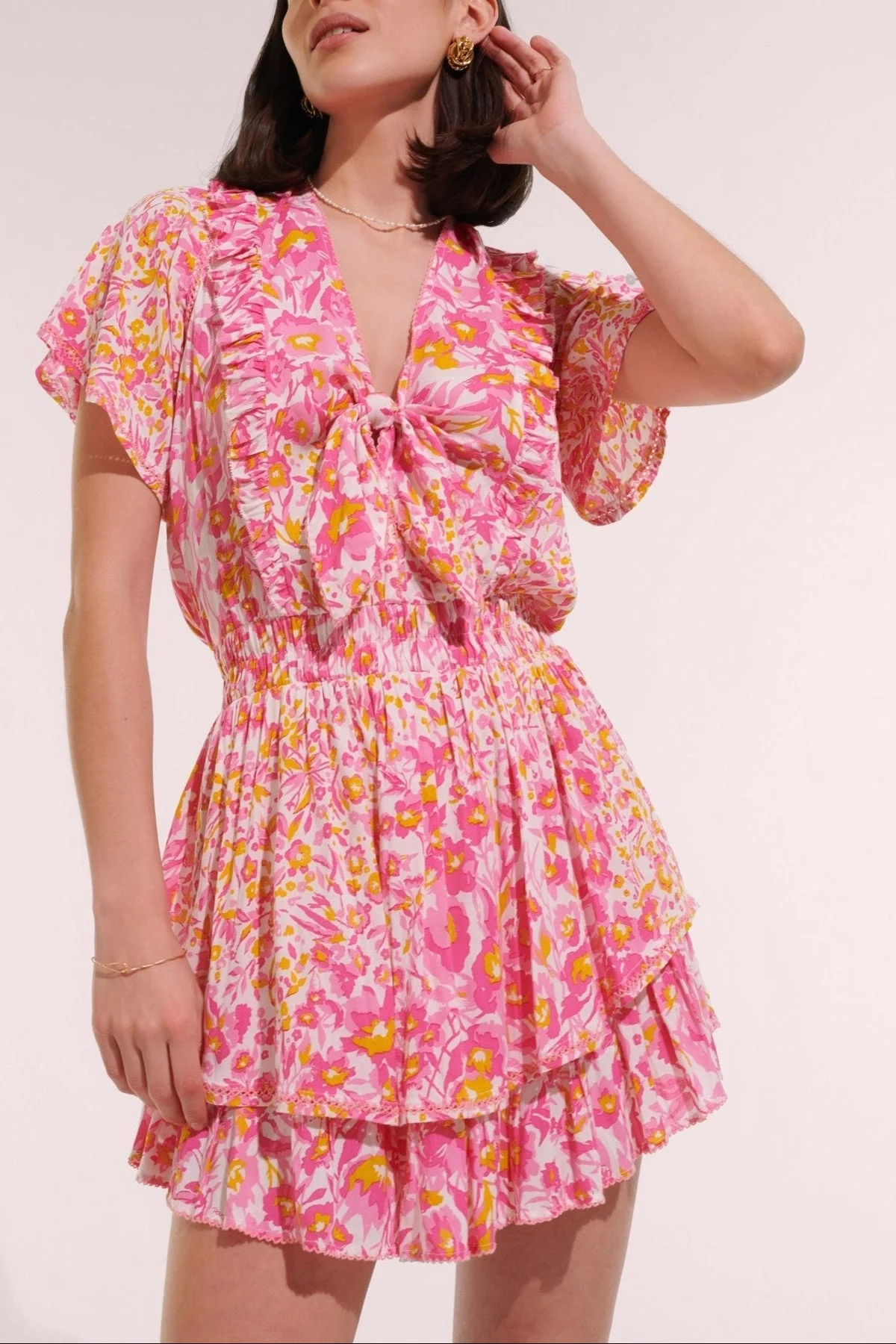 Mini Dress Alyson - Pink Nuances - 1
