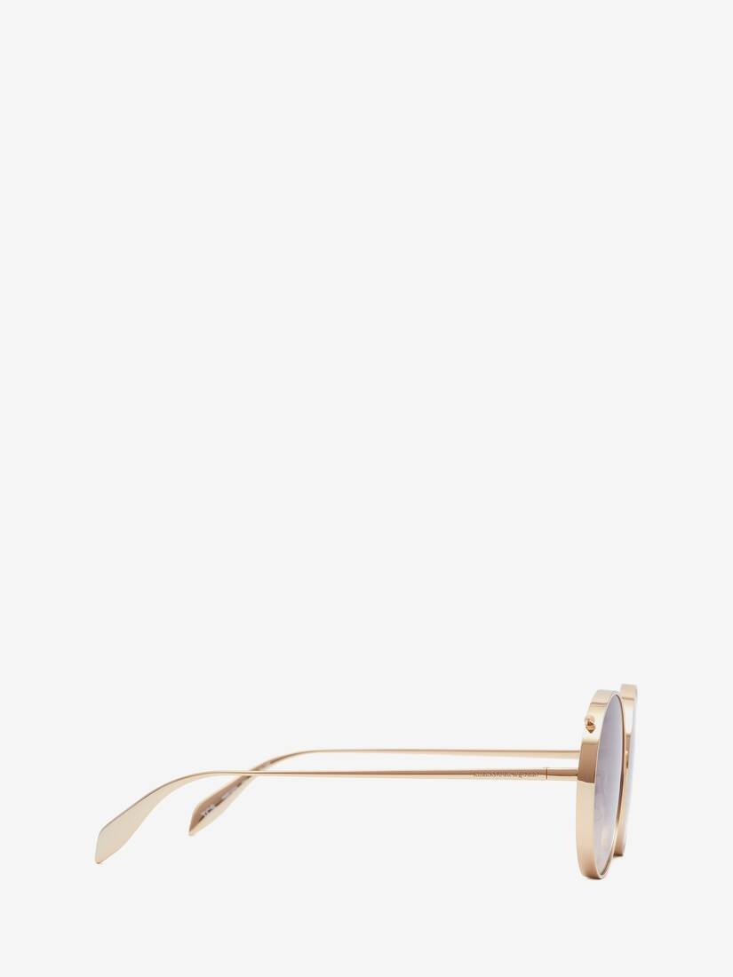 Metal Piercing Frame in Brown/gold - 2