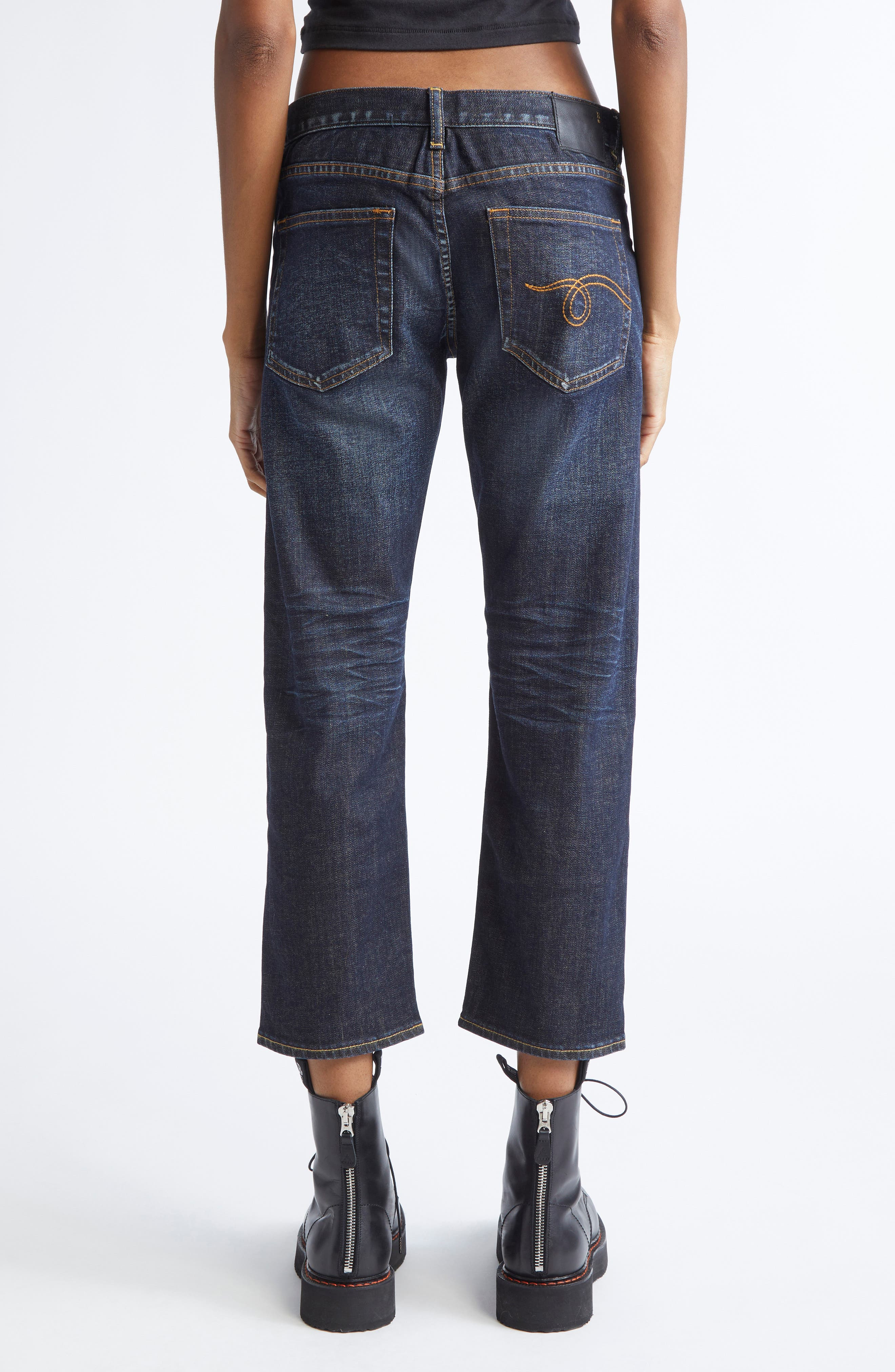 Boyfriend Straight Leg Jeans - 3