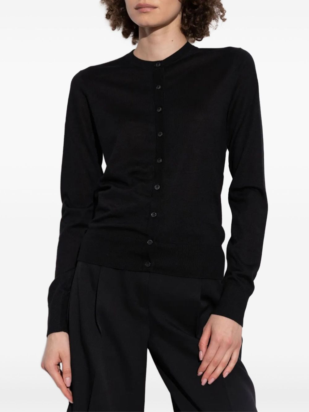 button-up cardigan - 3