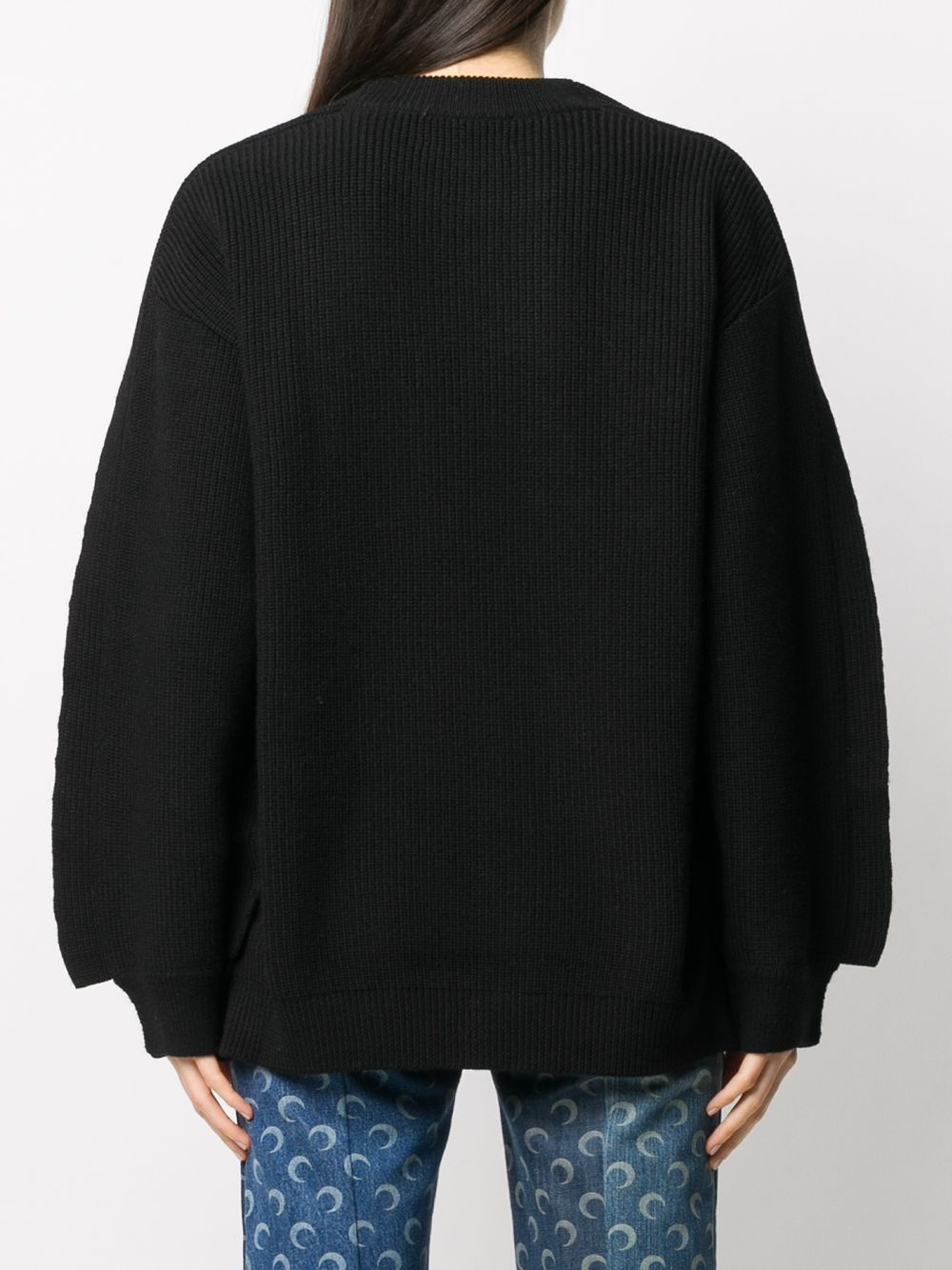 ribbed wool jumper - 4