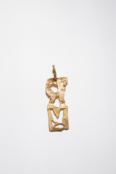 Acne Studios R earring - Gold outlook