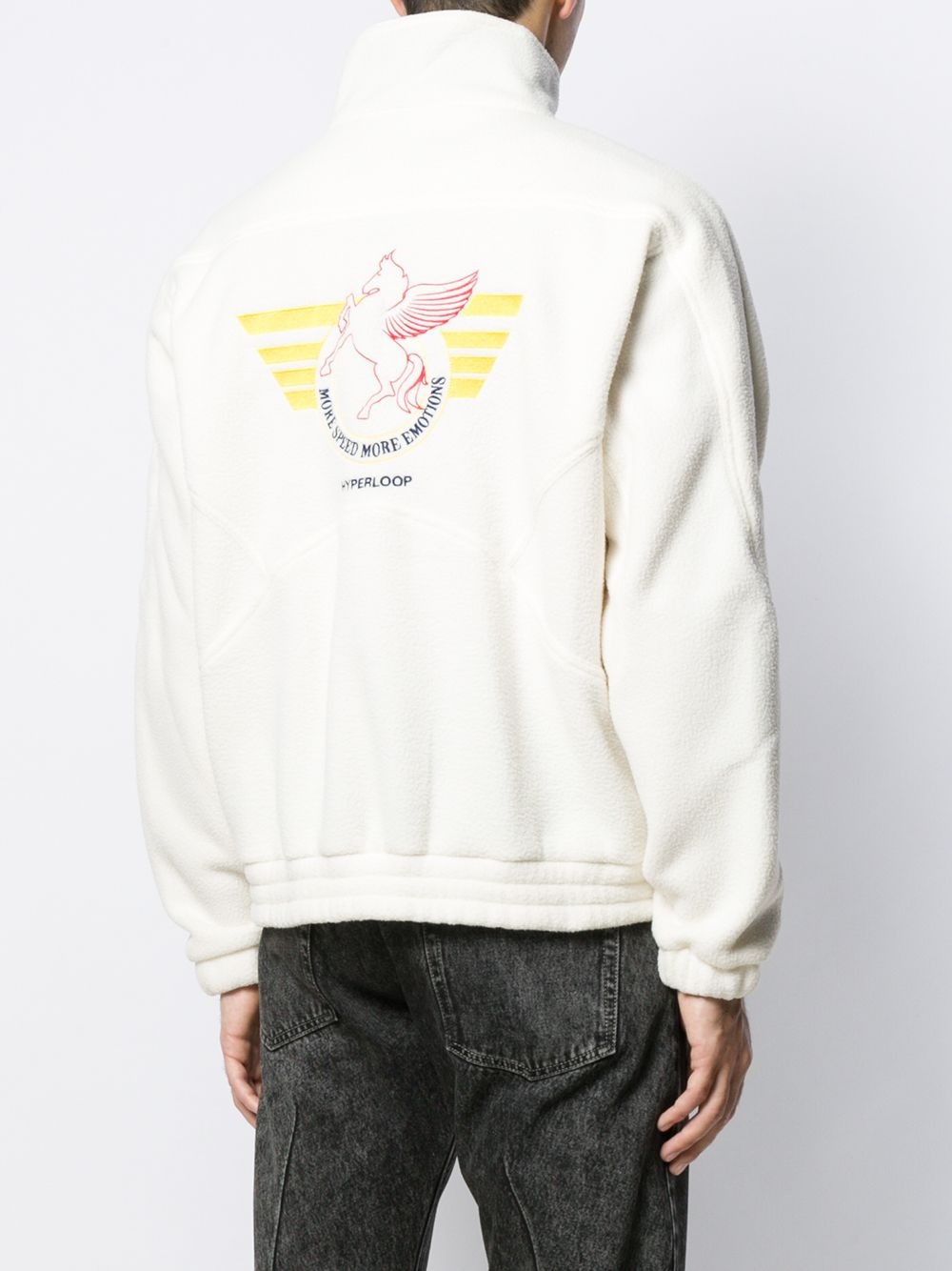 contrast stripe sweatshirt - 4