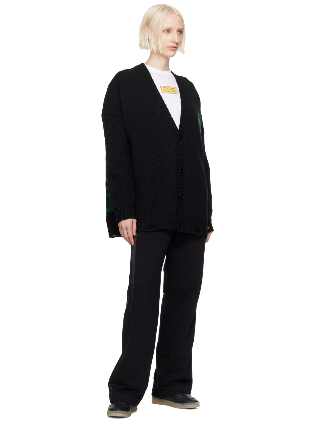 Black Unbrushed Lounge Pants - 4