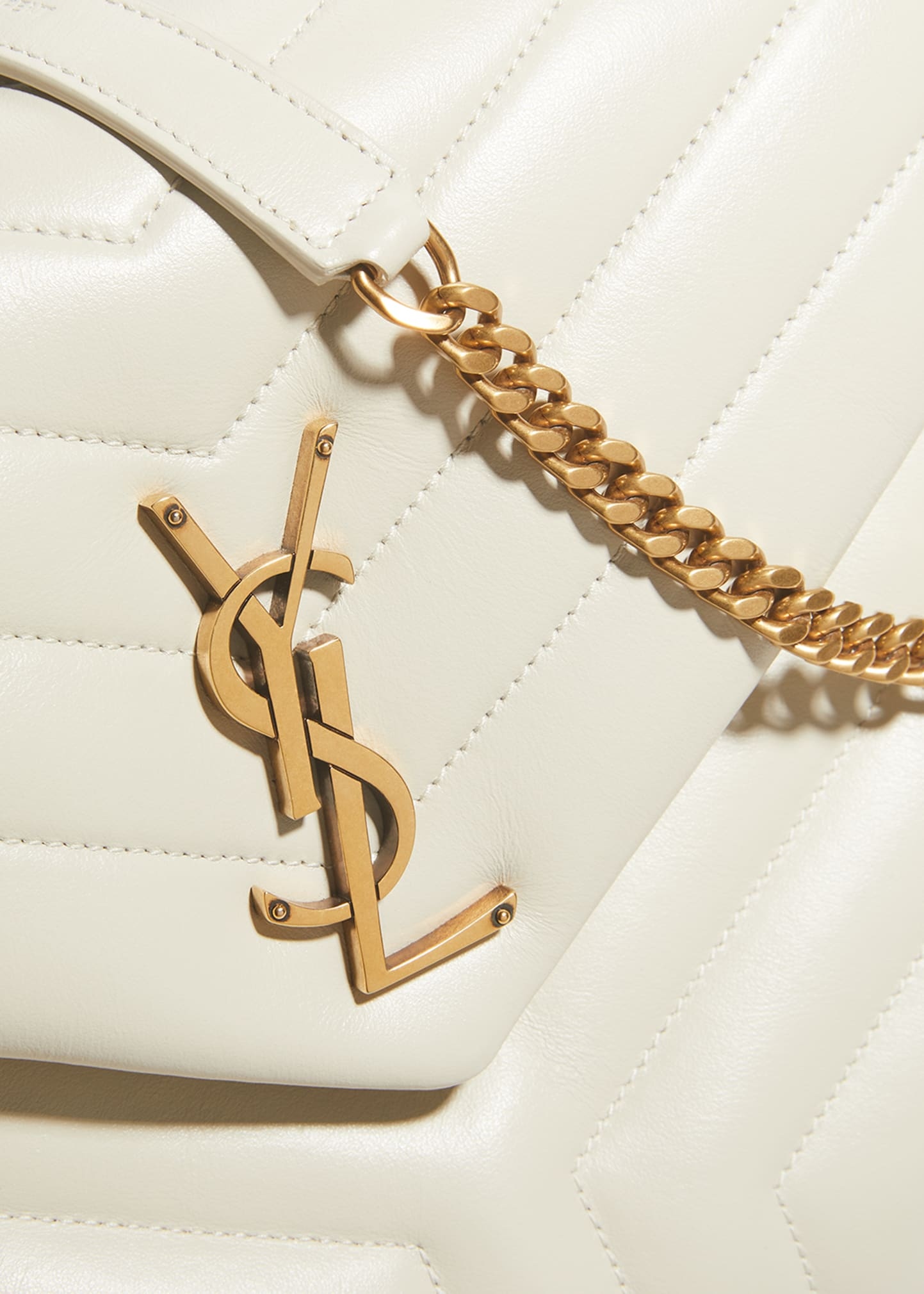 Loulou Medium YSL Shoulder Bag in Quilted Leather - 6