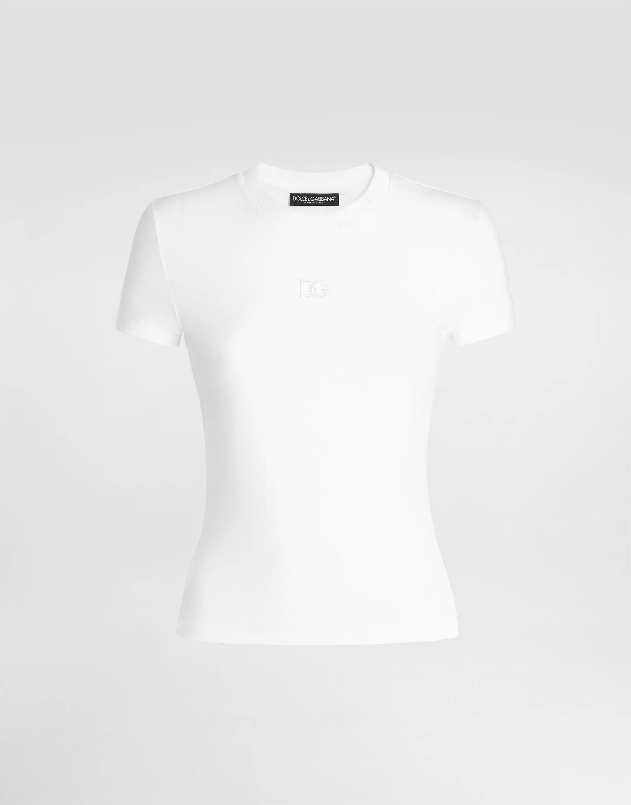 Jersey t-shirt with dg embroidery - 1