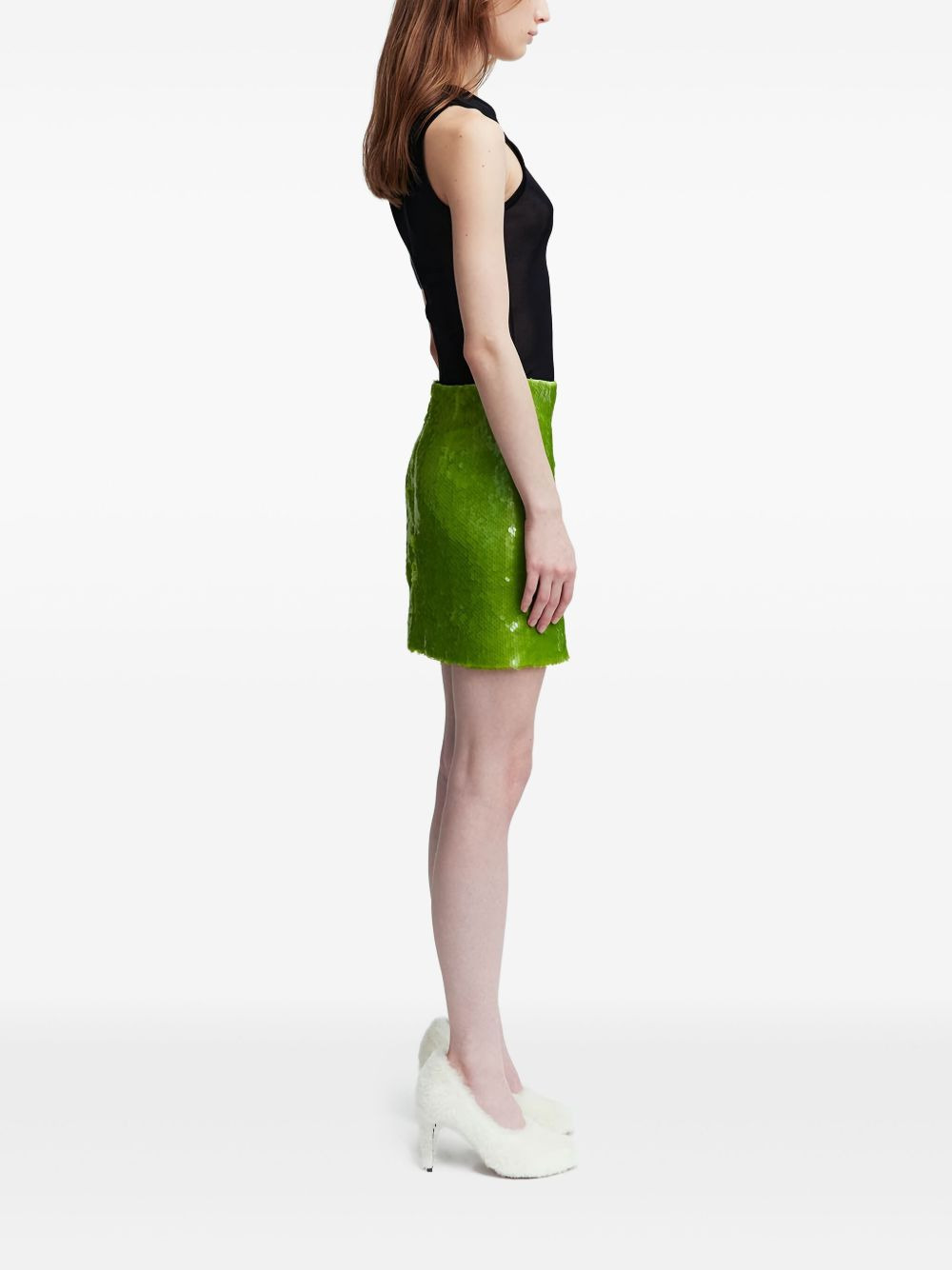 Este sequin-design mini skirt - 4