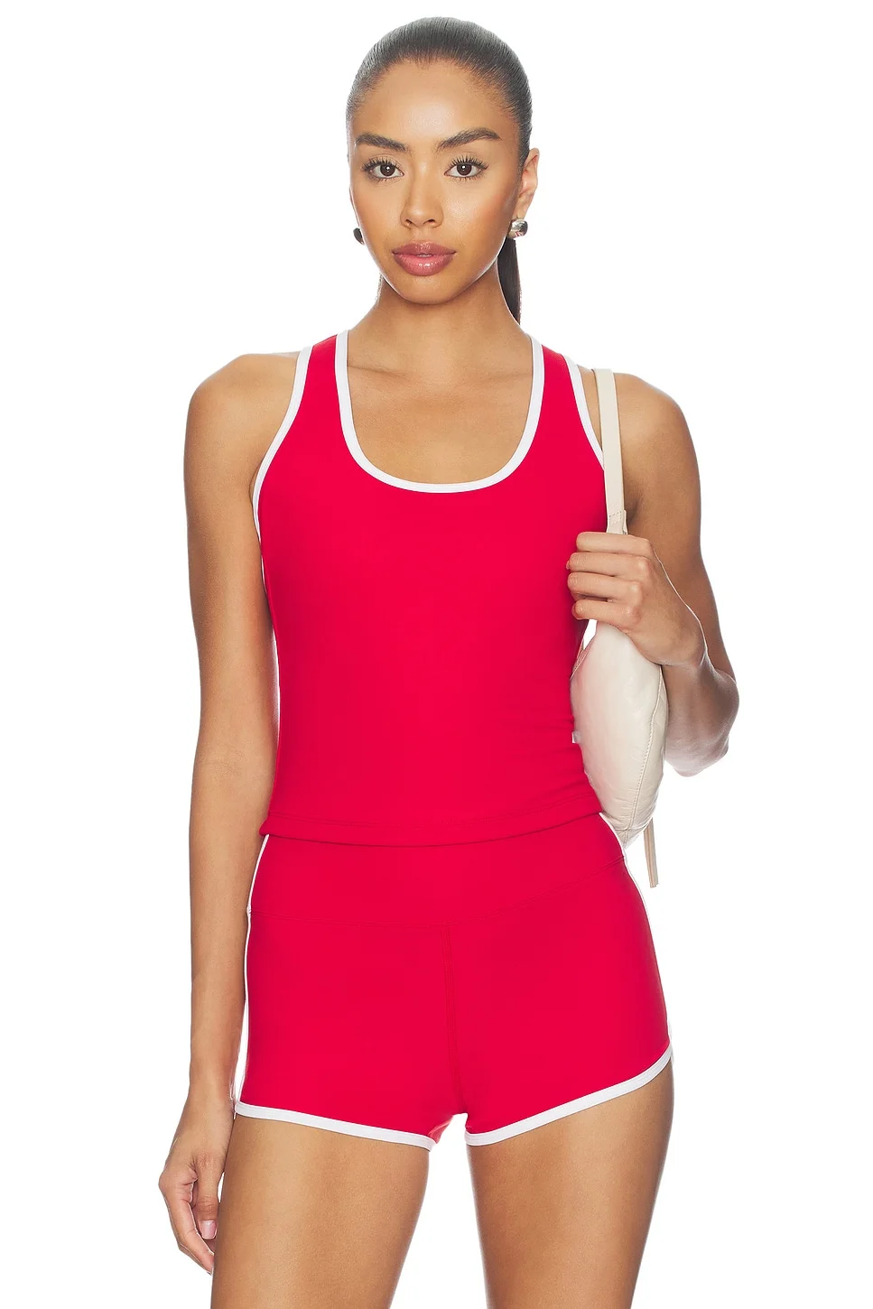Sport Cut Out Back Tank Top - 1