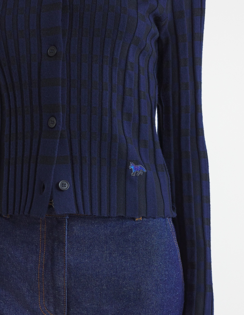 CHECKED KNITTED SHIRT - 4
