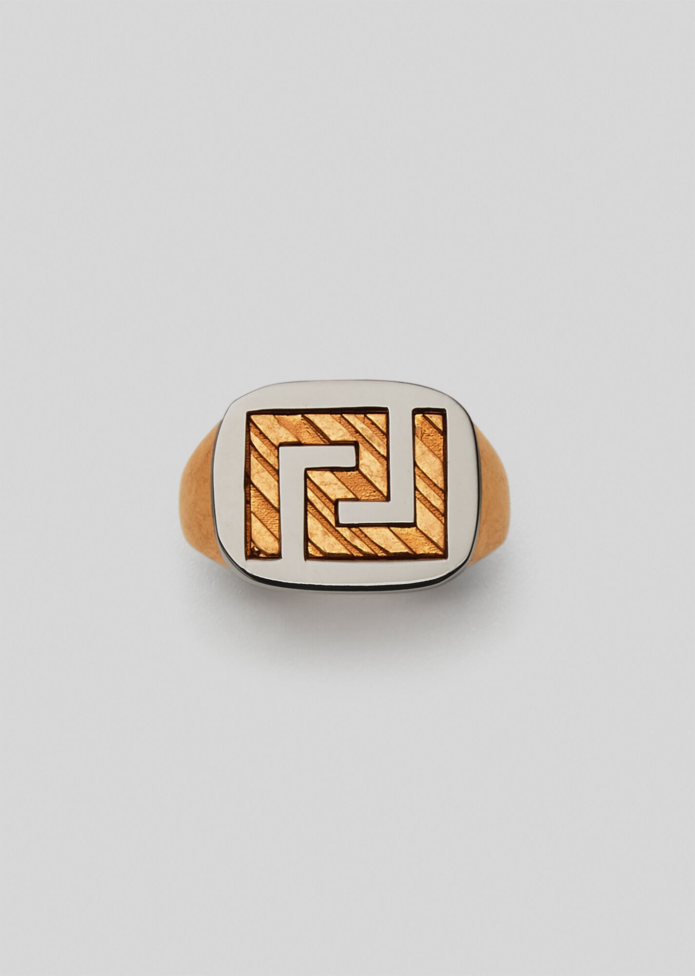 Greca Two-Tone Ring - 1