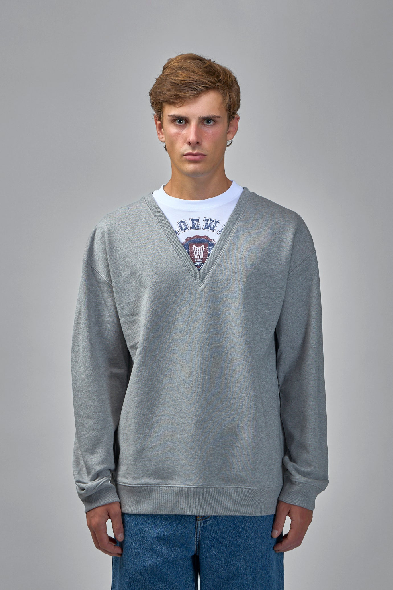 Sweatshirt in Cotton - 3