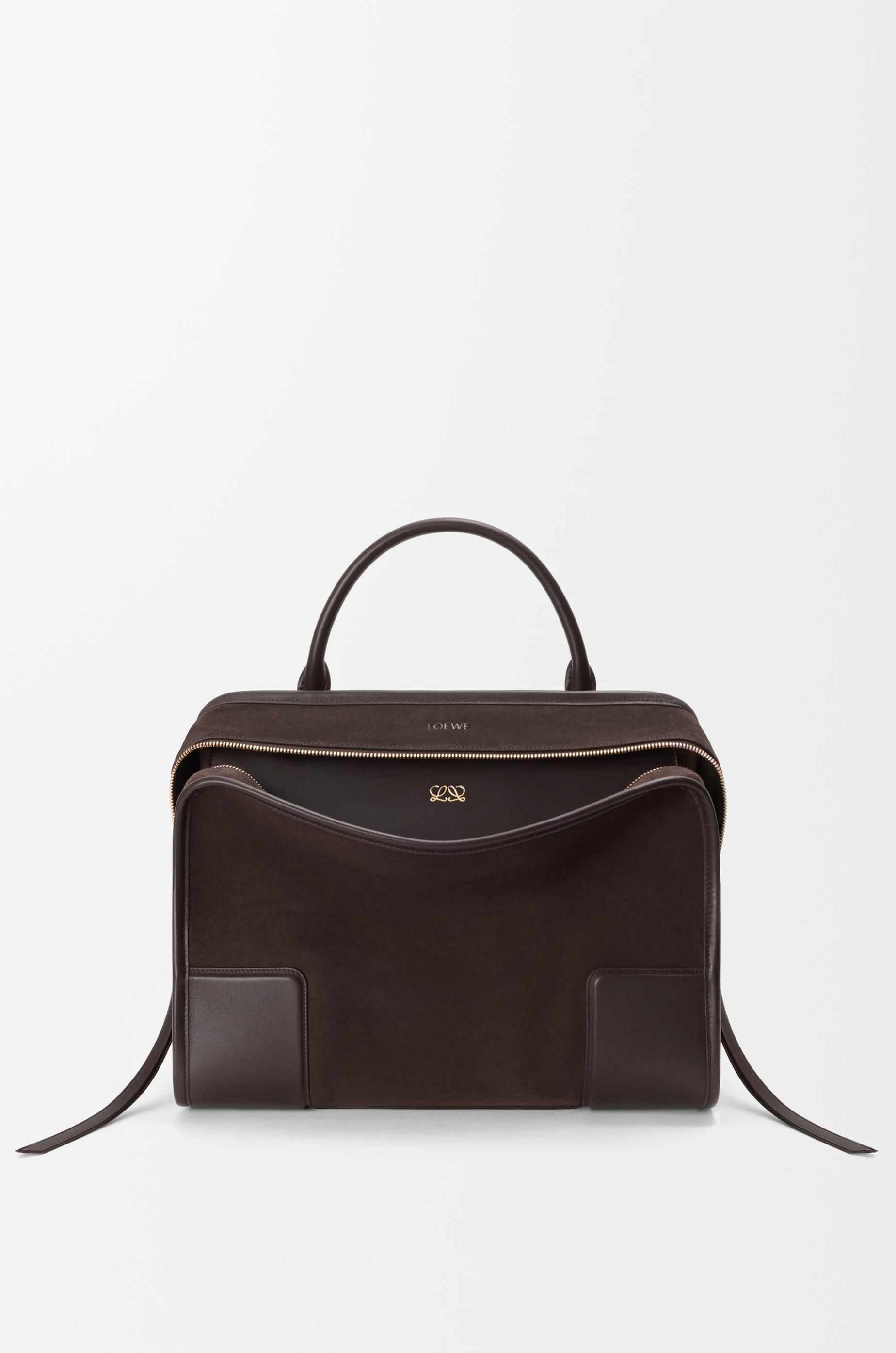 Large Amazona 180 bag in suede - 1