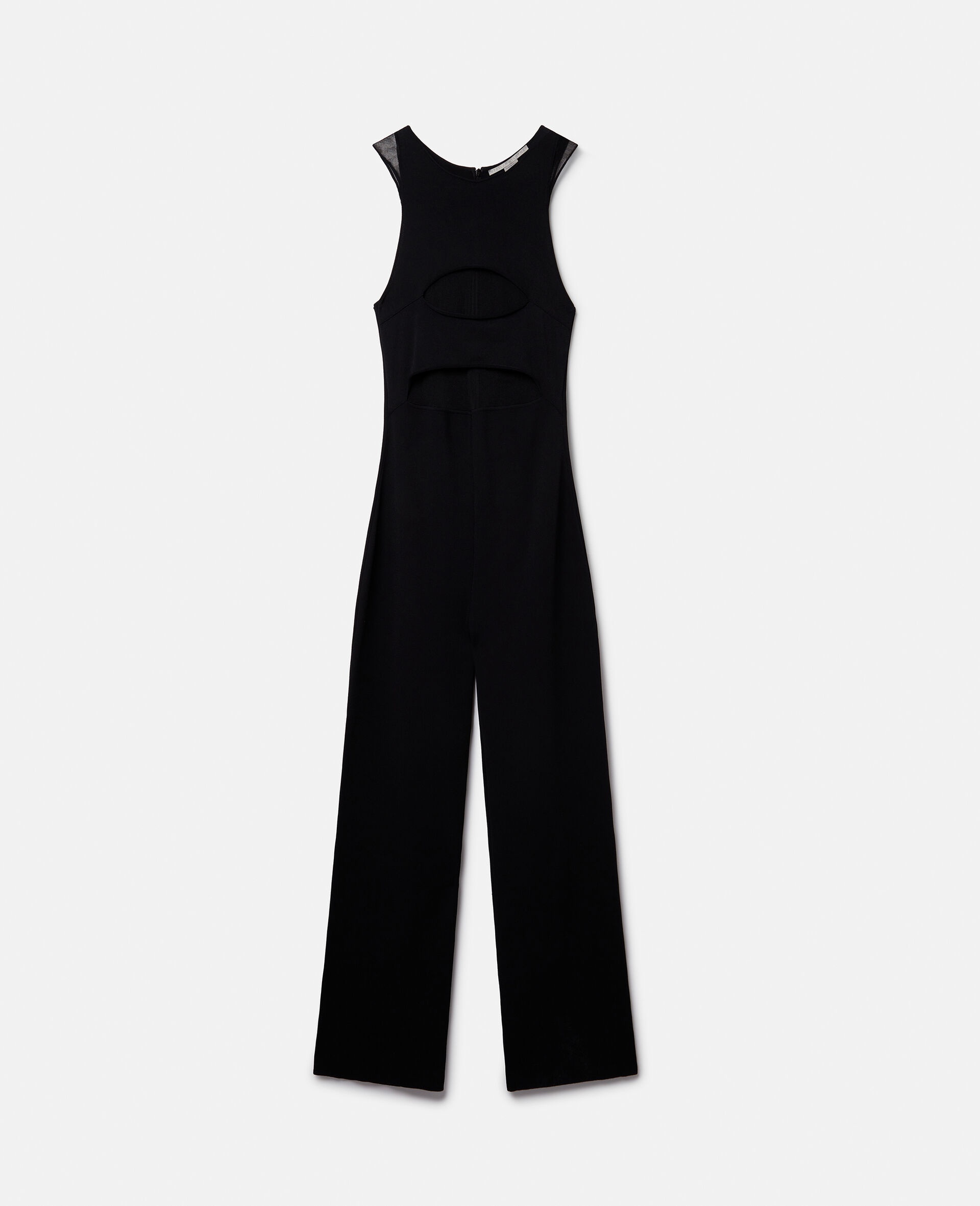 'Levels of Transparency' Compact Knit Jumpsuit - 1