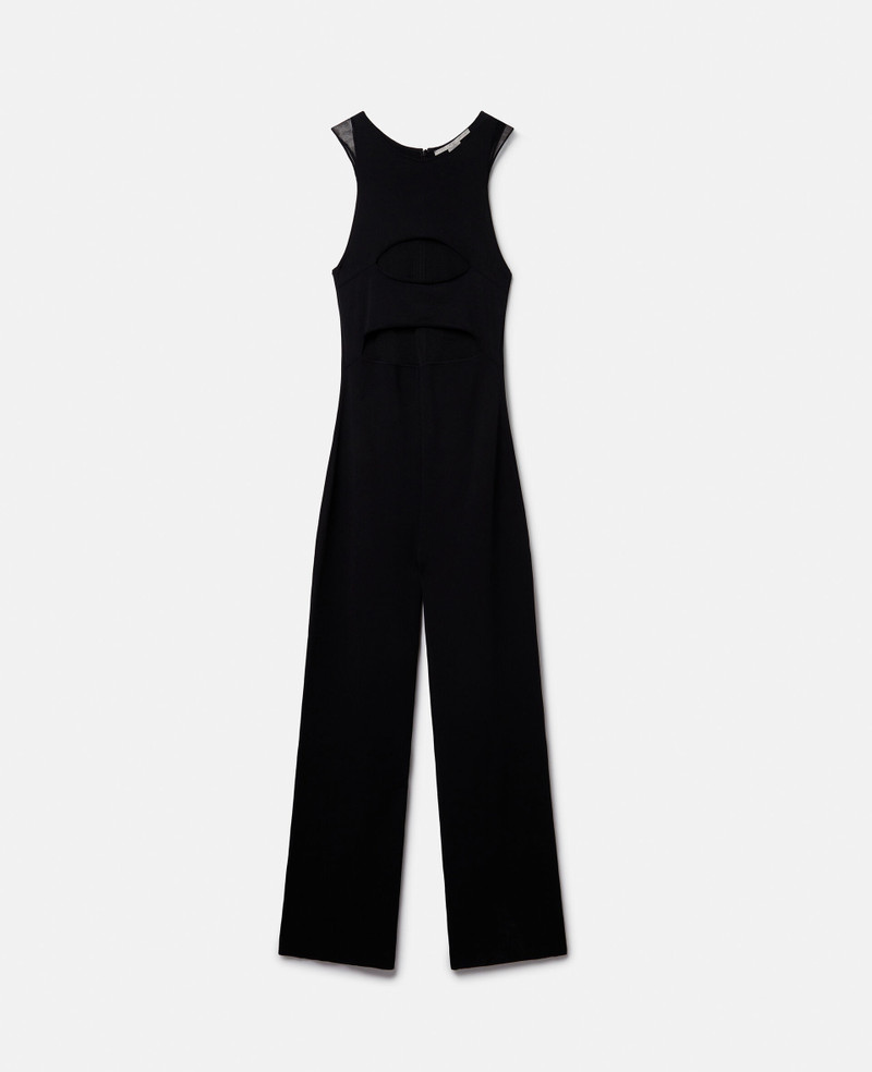 'Levels of Transparency' Compact Knit Jumpsuit 1