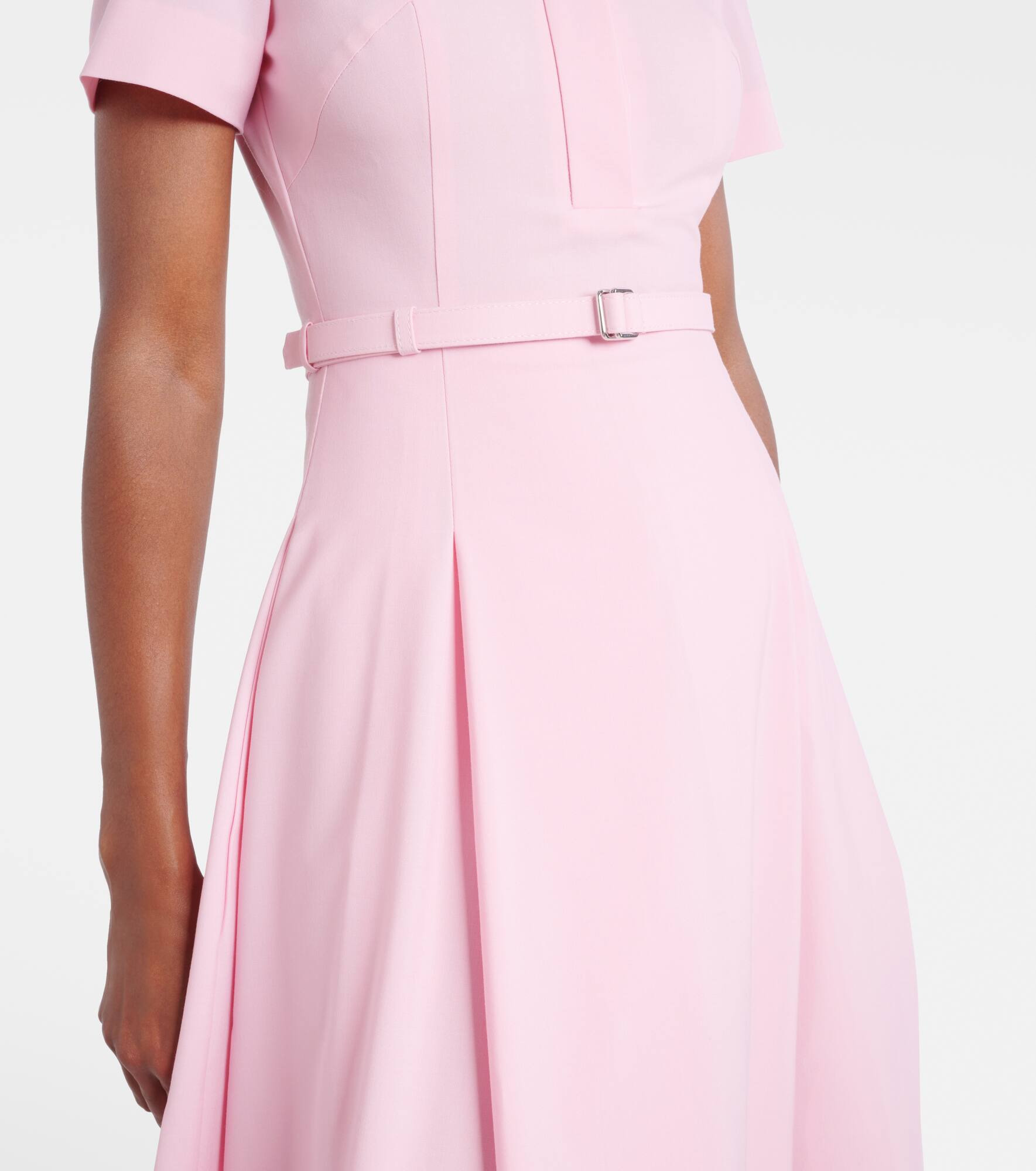 Iwona belted shirt dress - 5