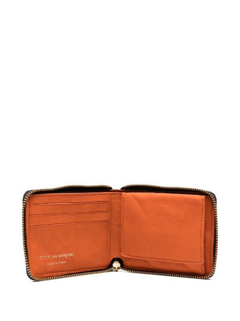 SA7100WW WASHED WALLET - BURNT ORANGE 3