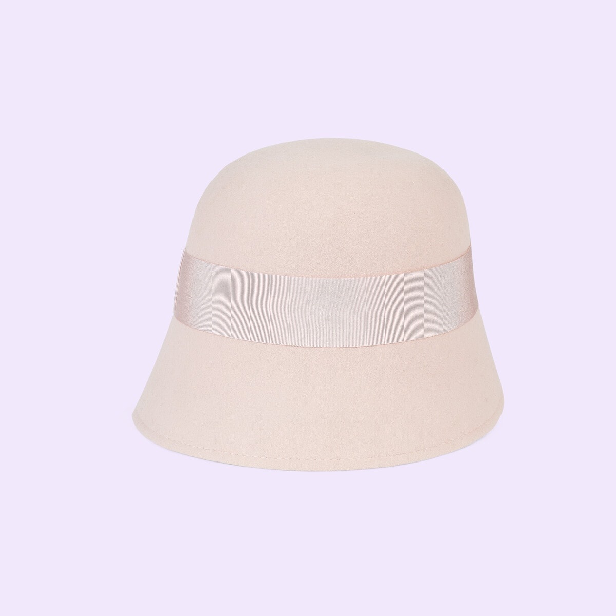 Felt bucket hat with Round Interlocking G - 1