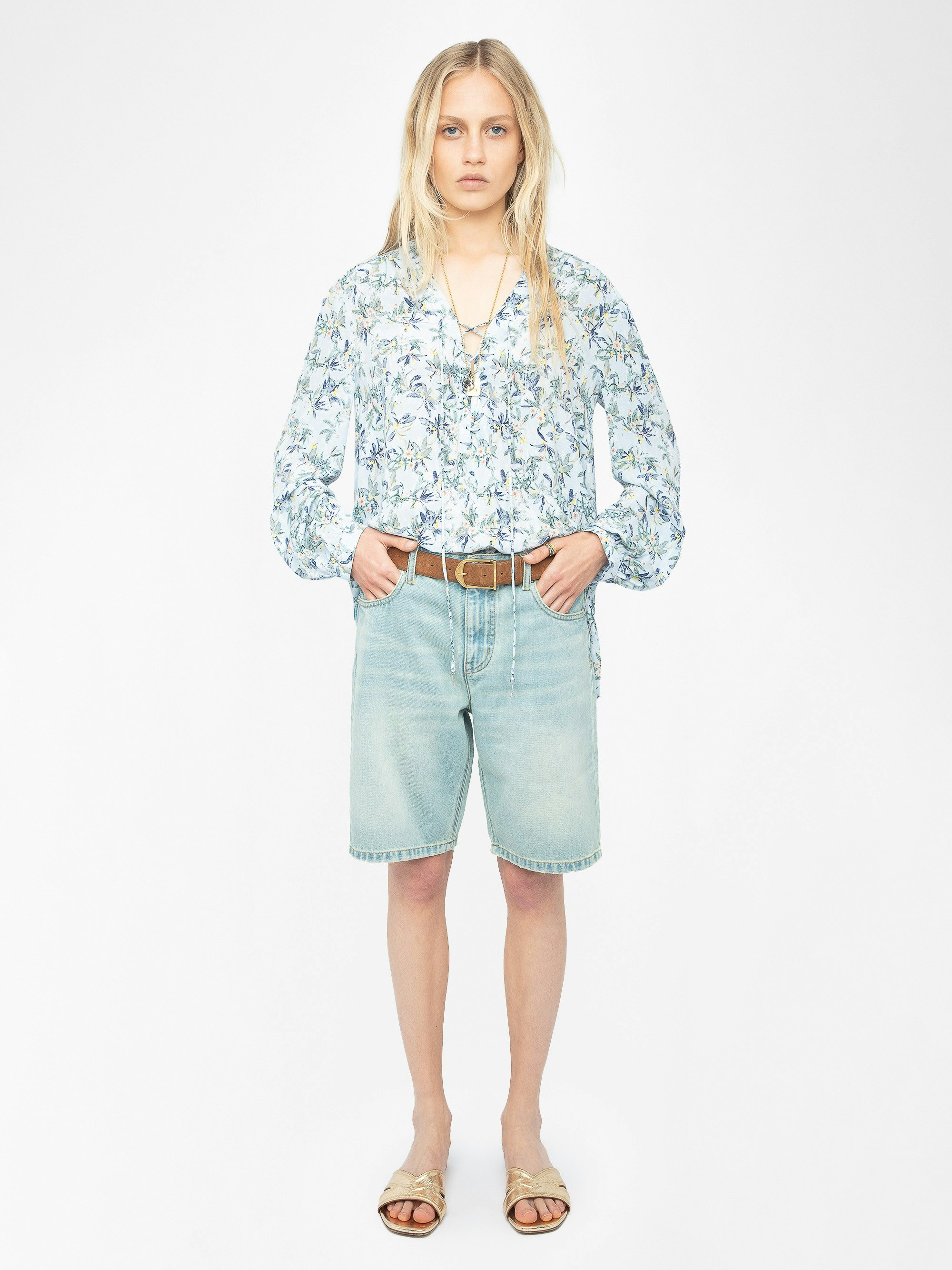 Tamela Floral Tunic Blouse - 2