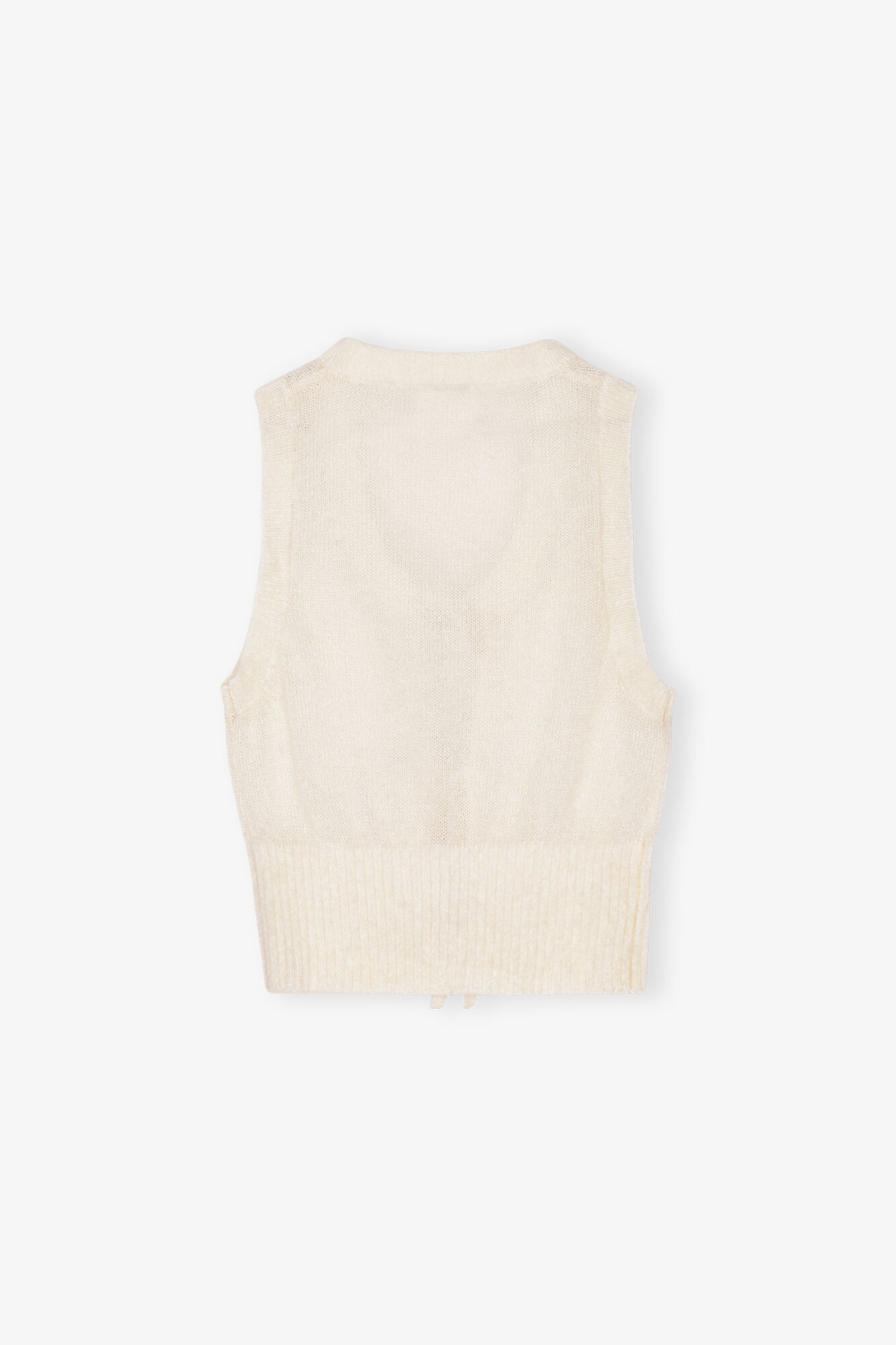 OFF-WHITE TIE STRING VEST - 6