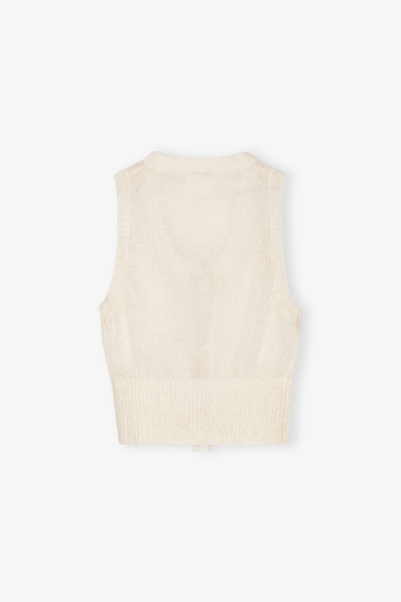 OFF-WHITE TIE STRING VEST 6