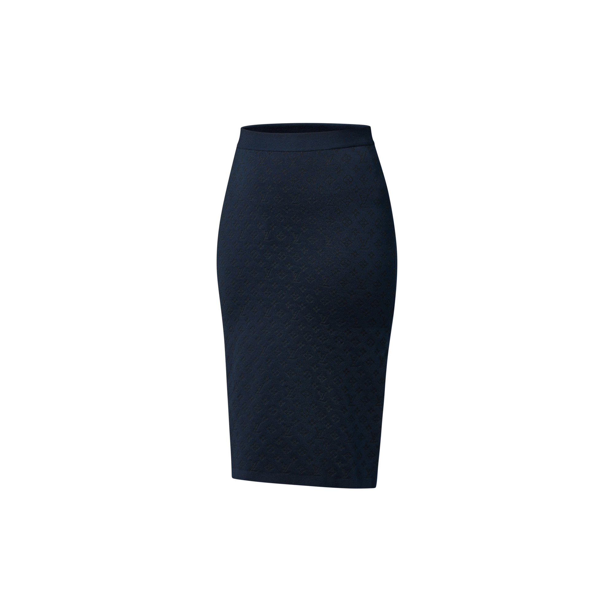 Monogram Jacquard Knit Skirt - 2