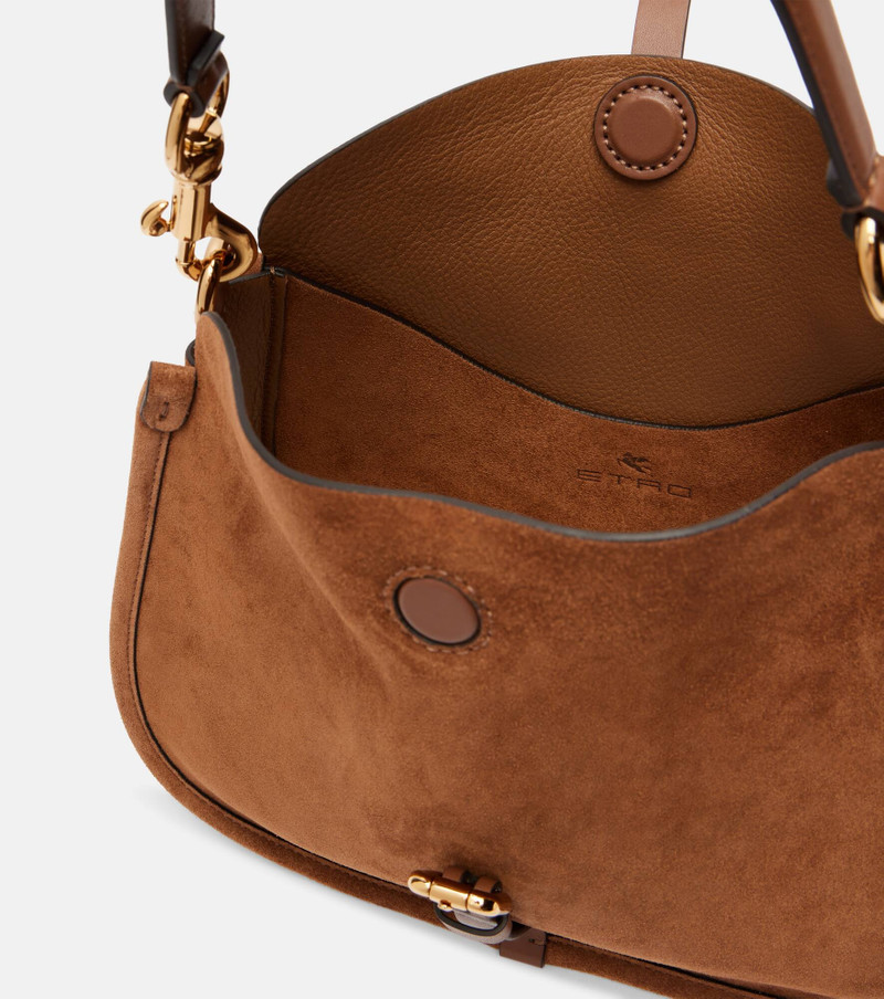 Etro Small suede tote bag outlook