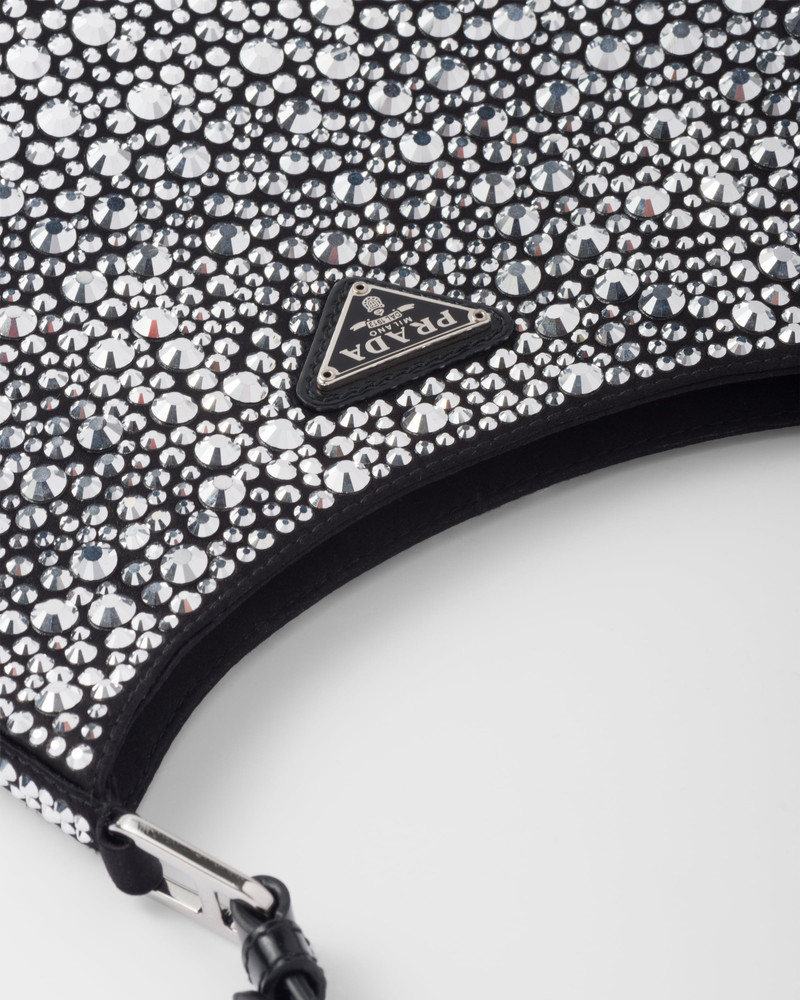 Prada Cleo satin bag with crystals 7