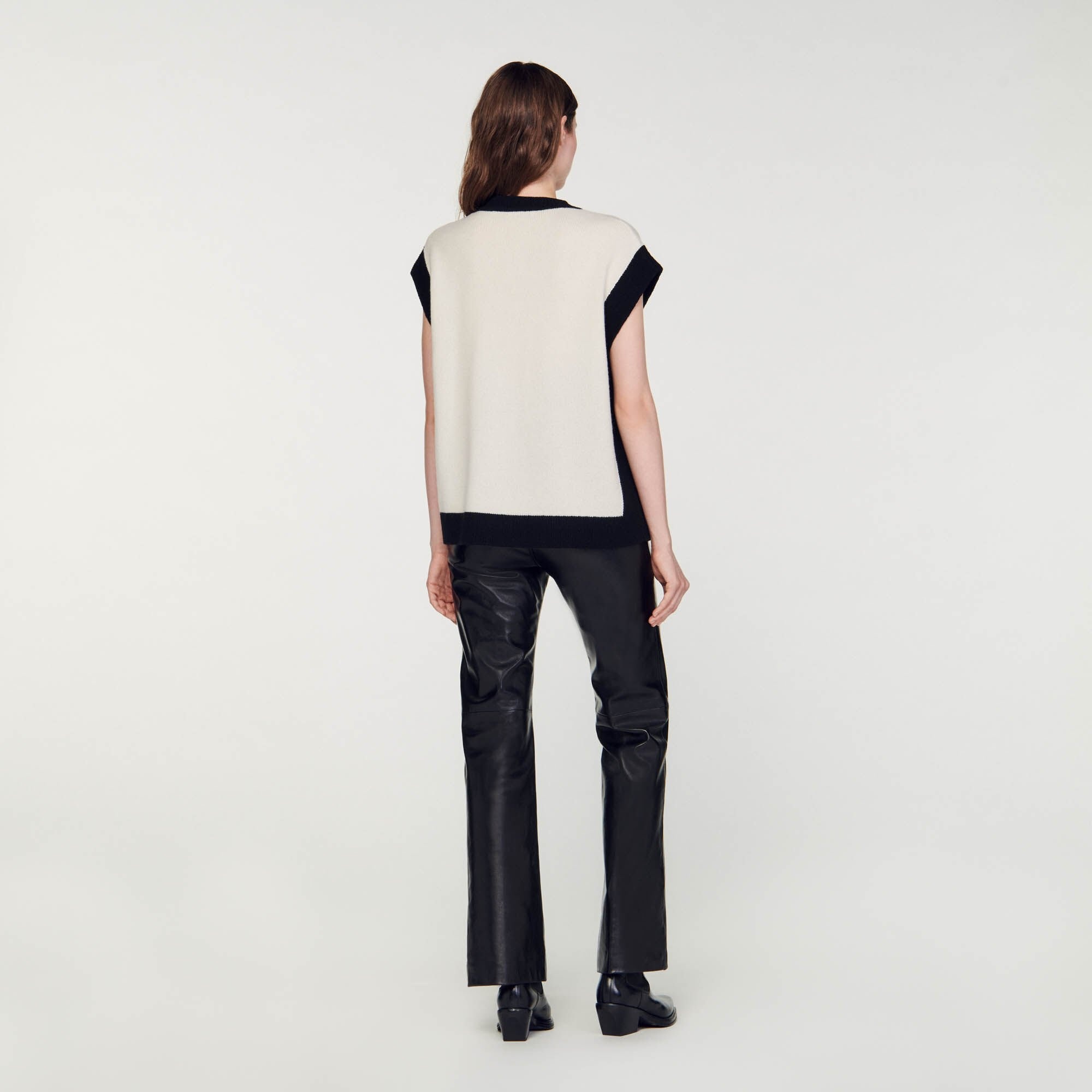 LOOSE SLEEVELESS COATIGAN - 6