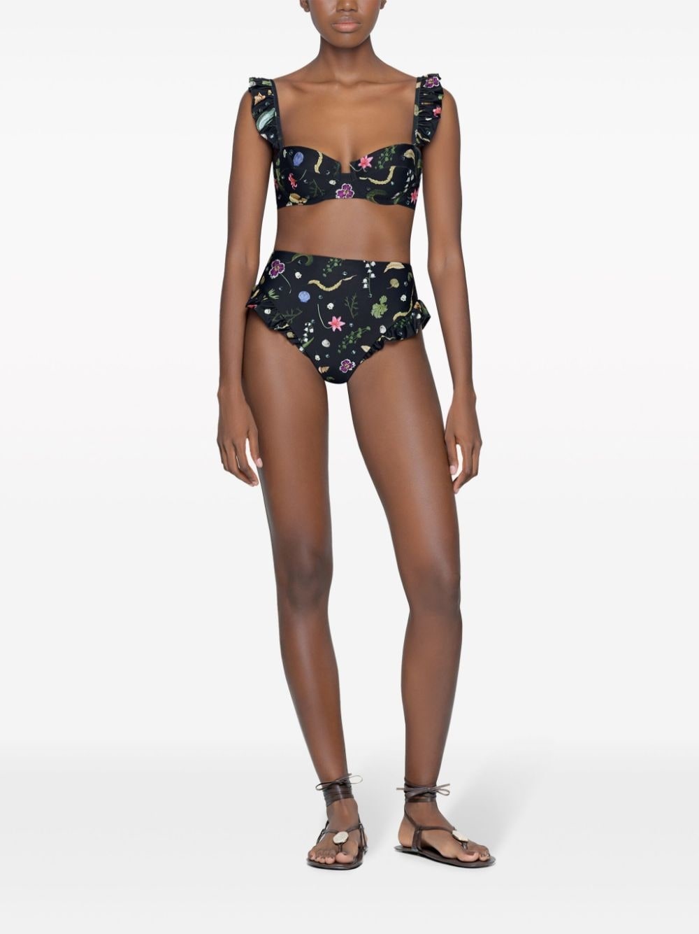 Jengibre Tesoro floral-print bikini bottoms - 3