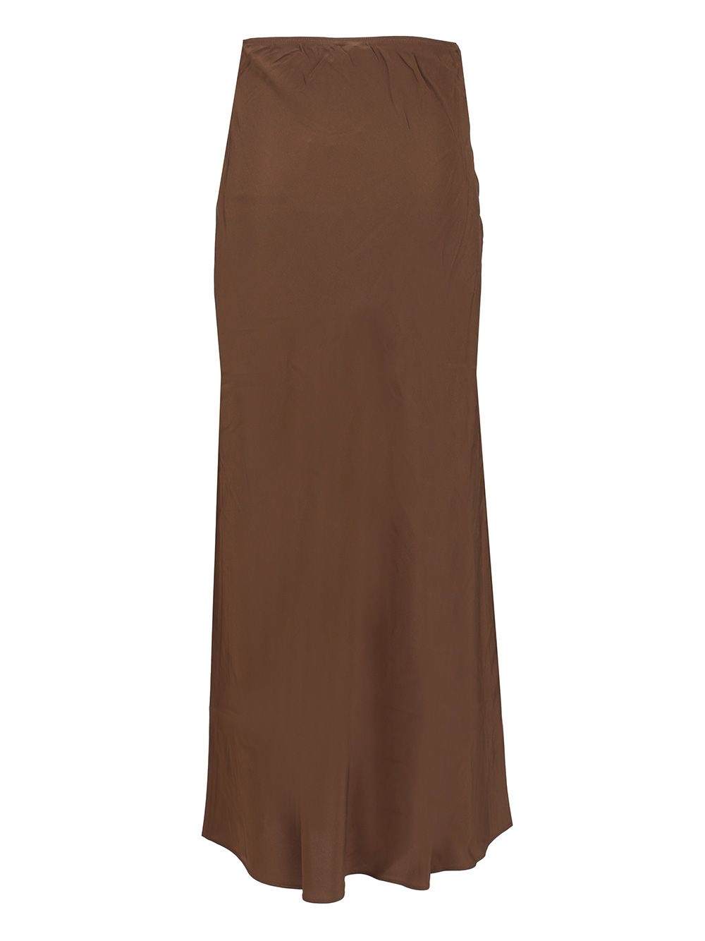 Bias Cut Skirt Skirts Brown - 2