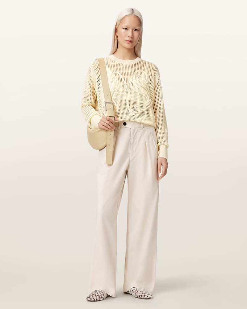 RAELYN RELAXED FIT OPEN STITCH SWEATER 3