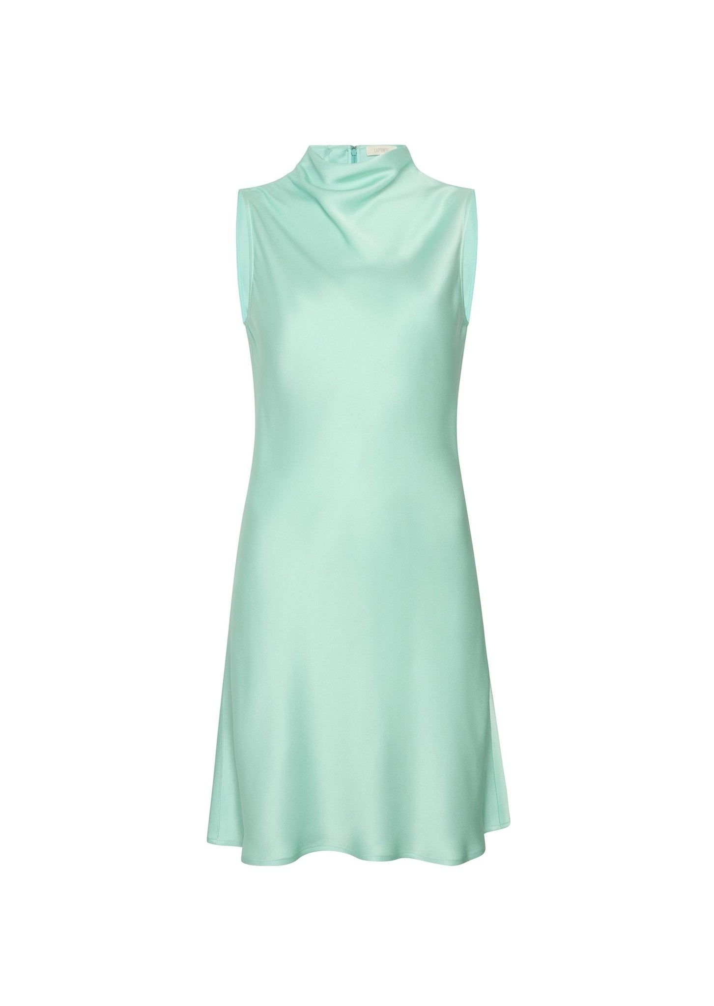 Satin Sleeveless Dress - 1