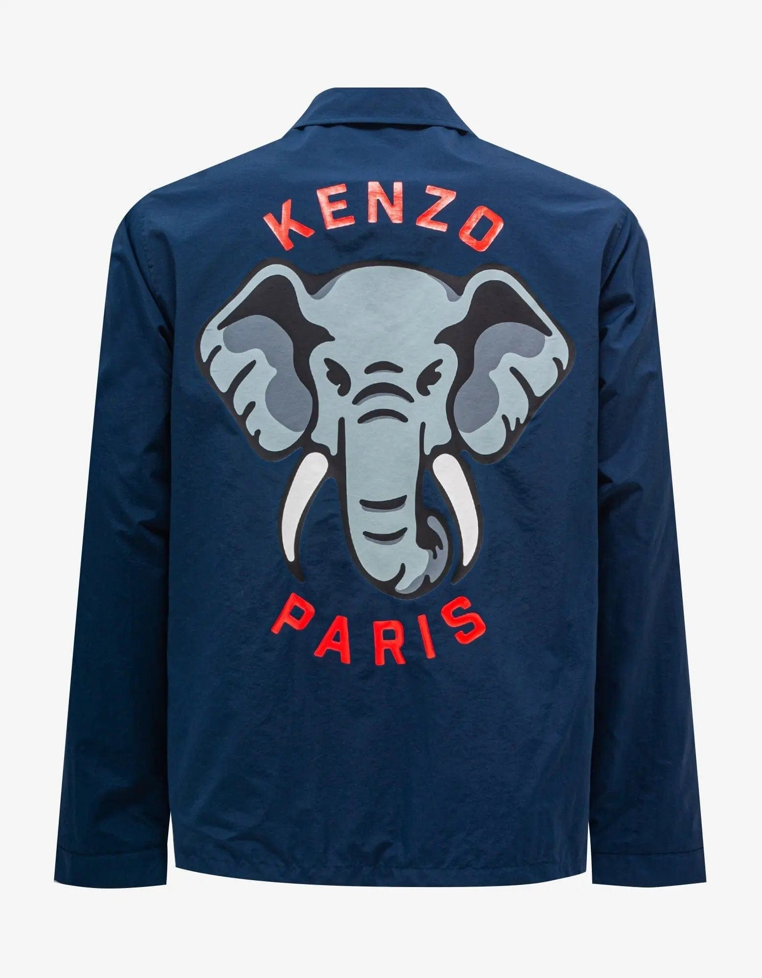 Kenzo Blue 'Kenzo Elephant' Coach Jacket - 2