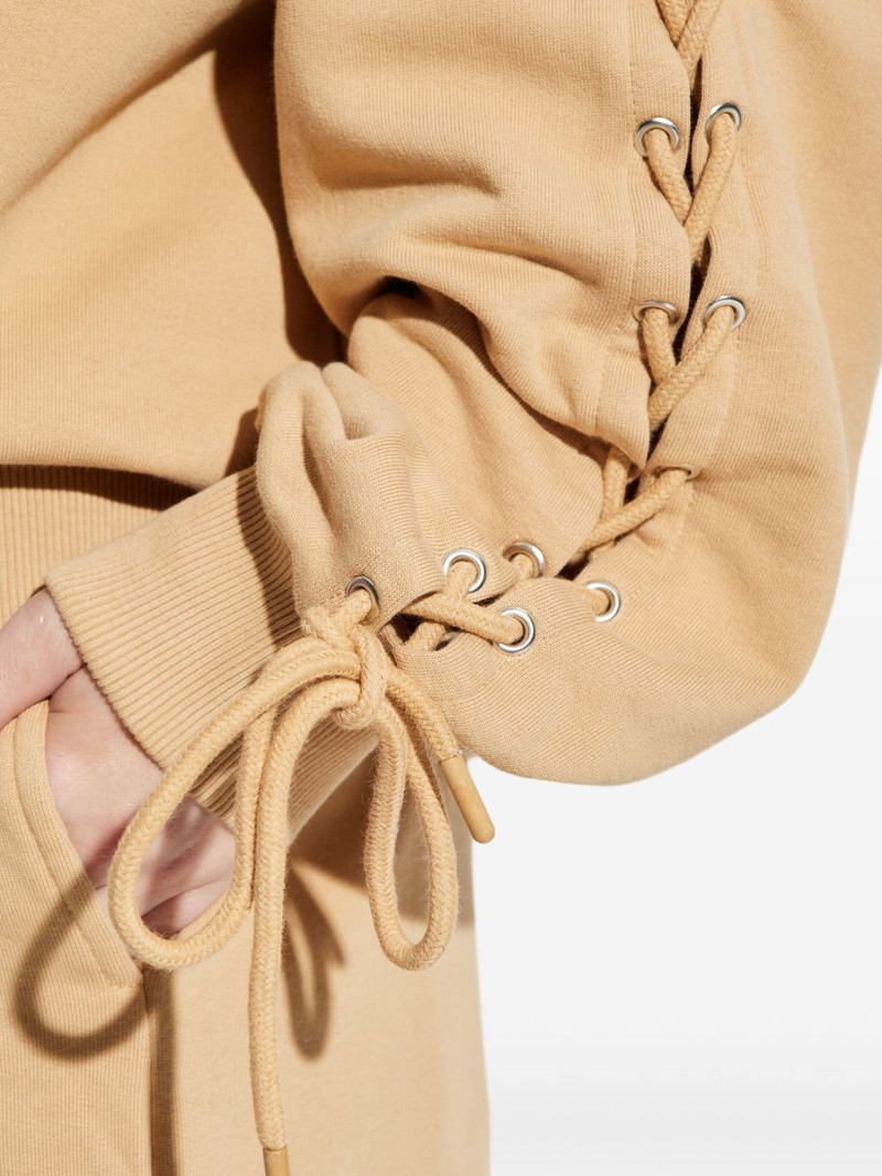 lace-up sweatshirt 5